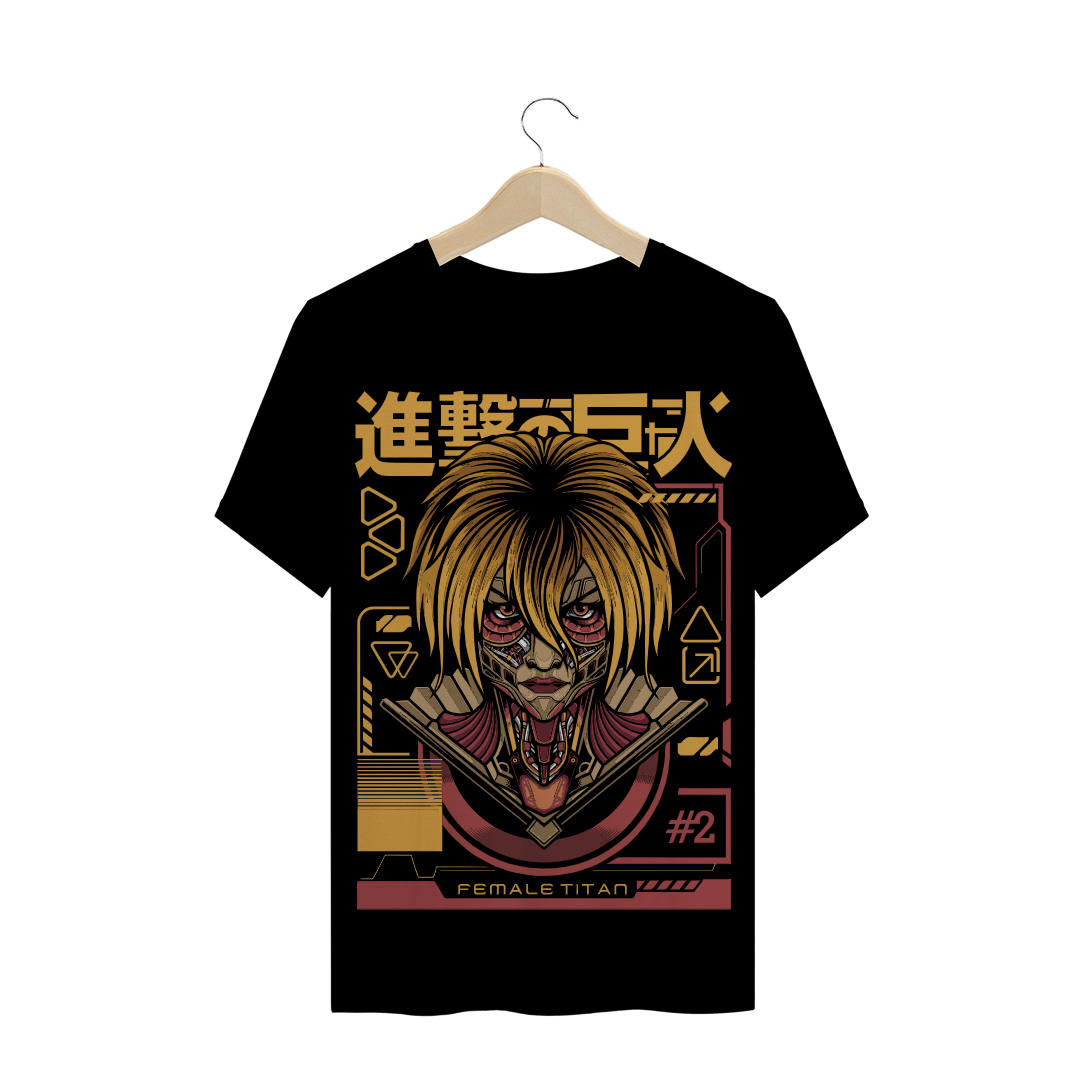 Nome do produto: Camiseta Attack On titan Female titan