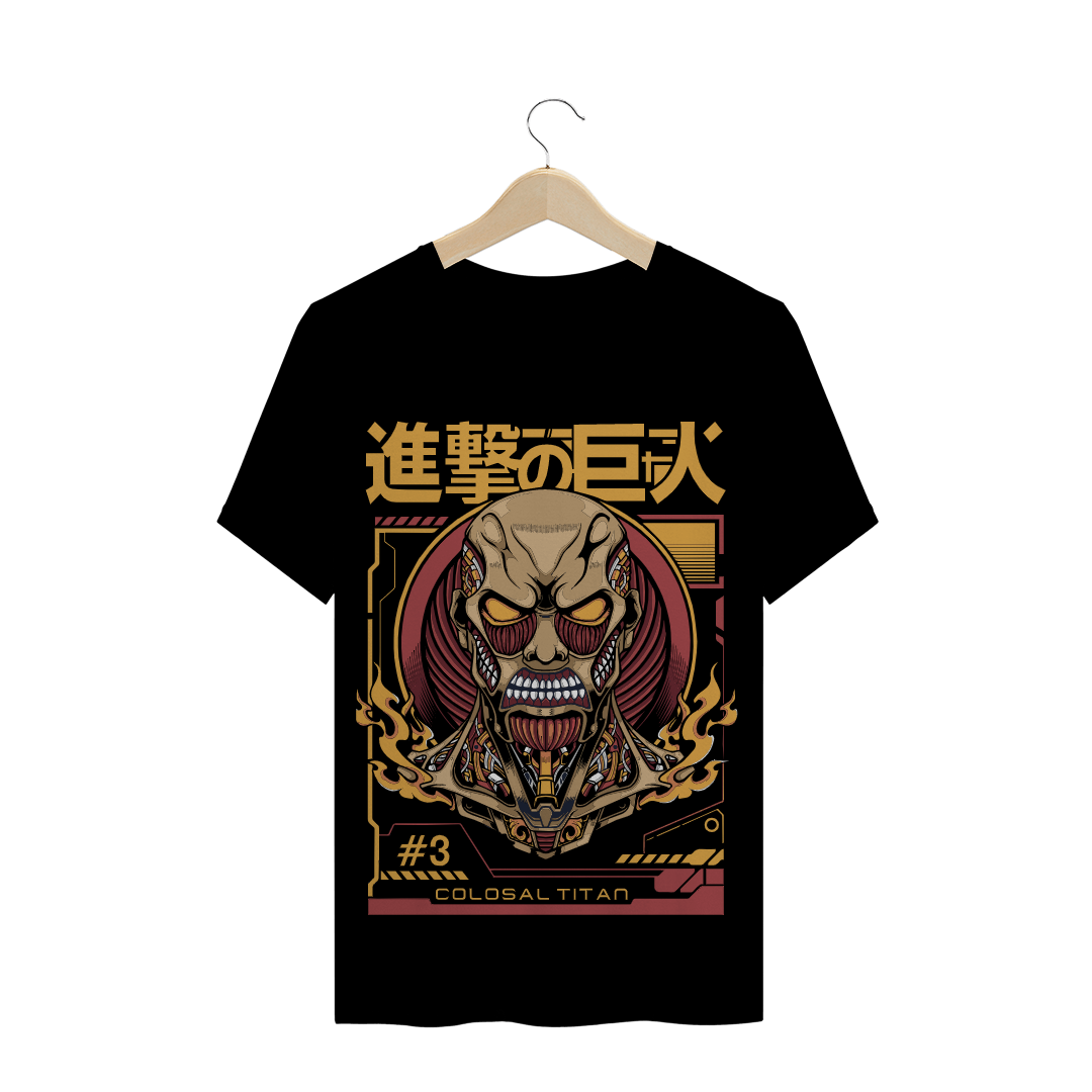Nome do produto: Camisete Shingeki no Kyojin  Titan colossal 