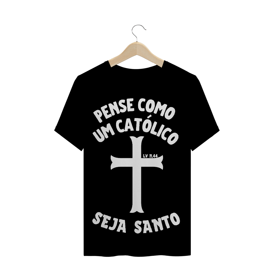 Nome do produto: T-Shrirt Quality Seja Santo Branco