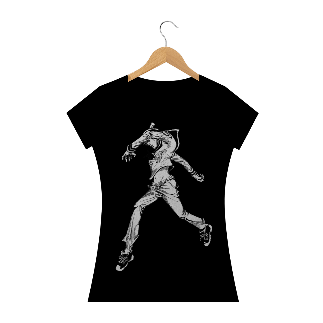 Nome do produto: Camiseta Feminina Josuke Higashikata 8 - JoJo\'s Bizarre Adventure Part 8: JoJolion