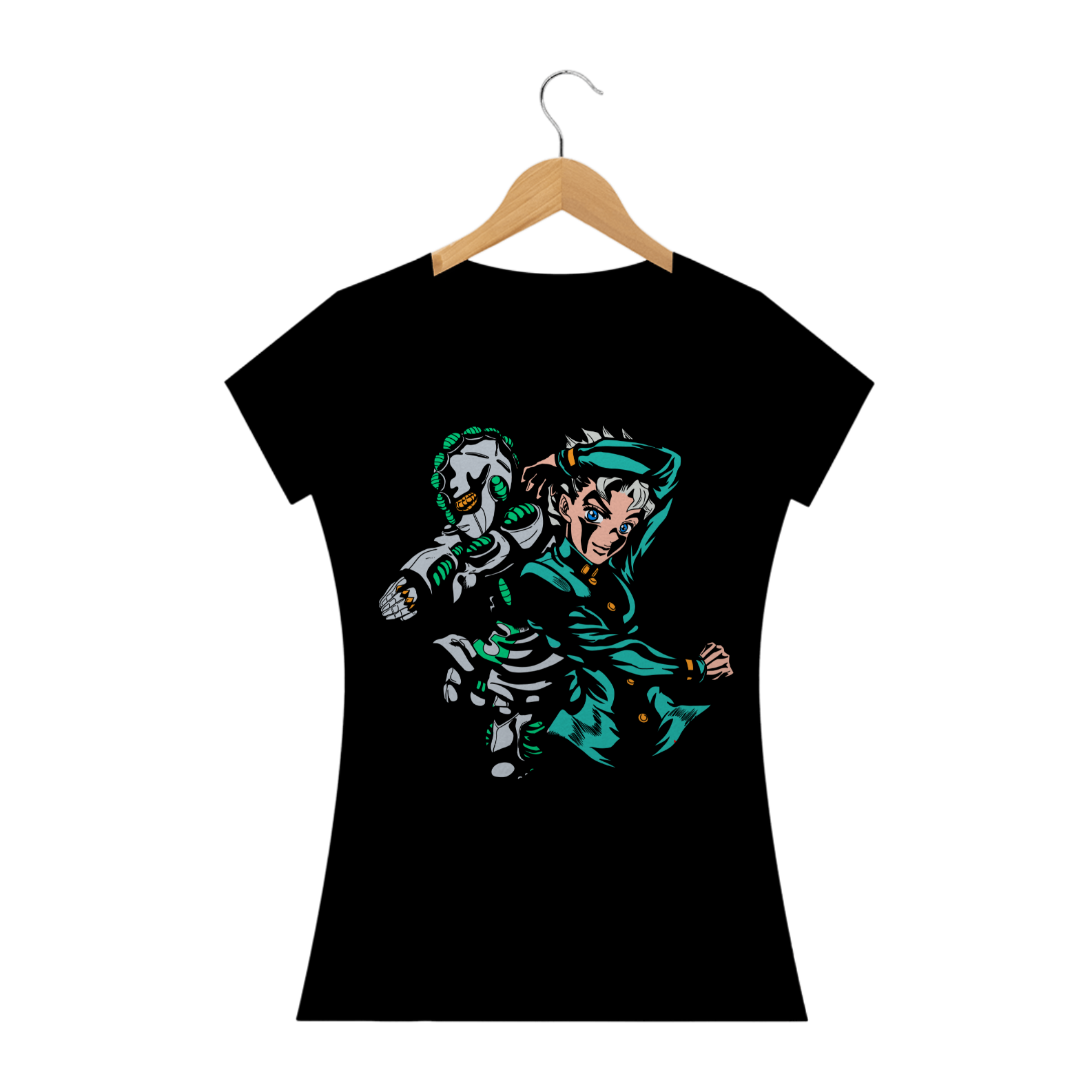 Nome do produto: Camiseta Feminina Koichi Hirose - JoJo\'s Bizarre Adventure Part 4: Diamond Is Unbreakable