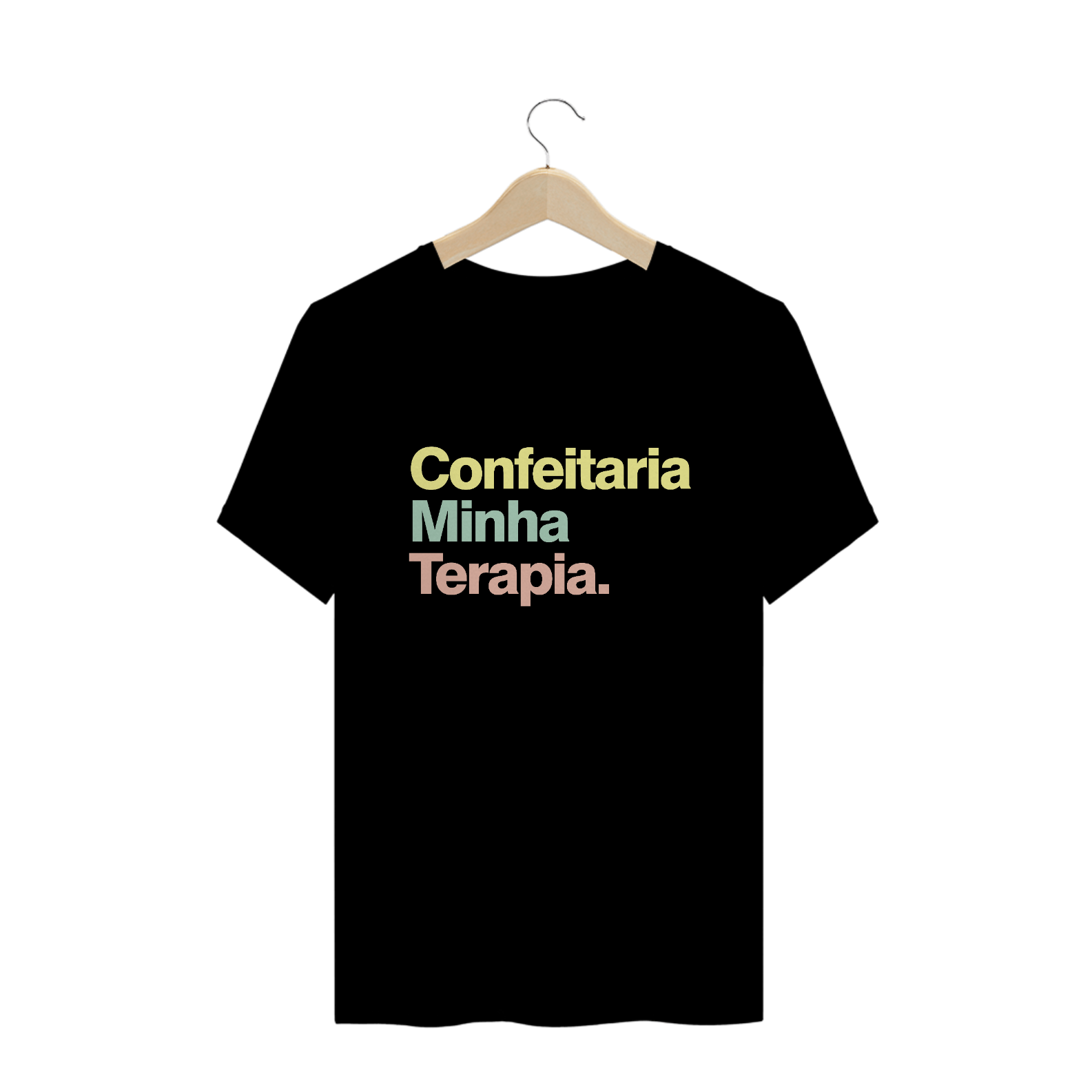 Nome do produto  Confeitaria Minha Terapia - Texto Colorido