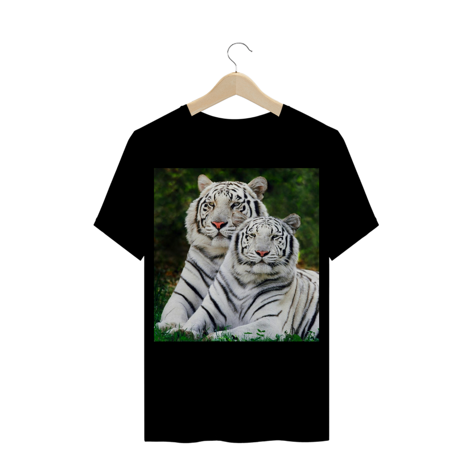 Nome do produto: CASAL DE TIGRES BRANCOS