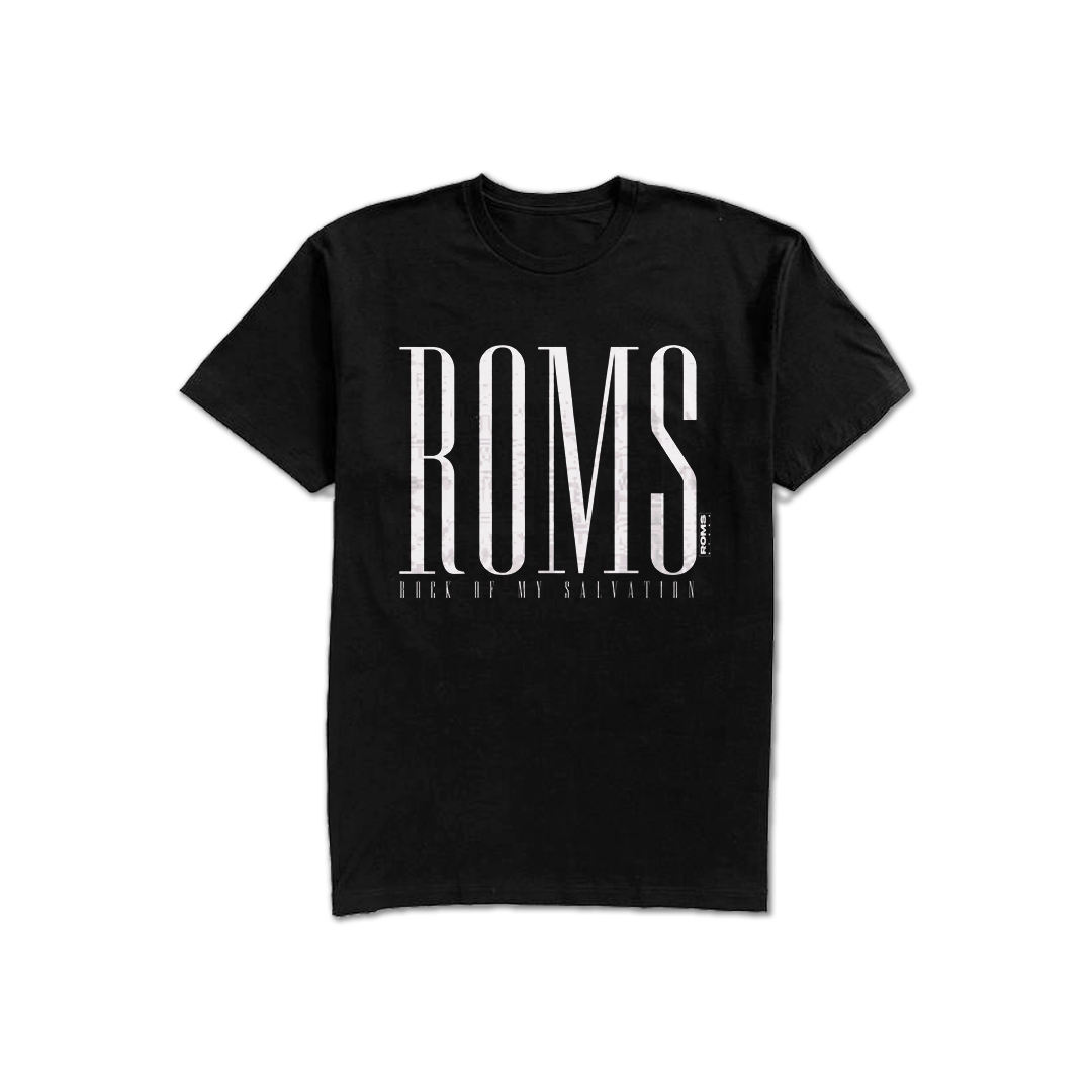 Nome do produto: Camiseta ROMS - Rock Of My Salvation