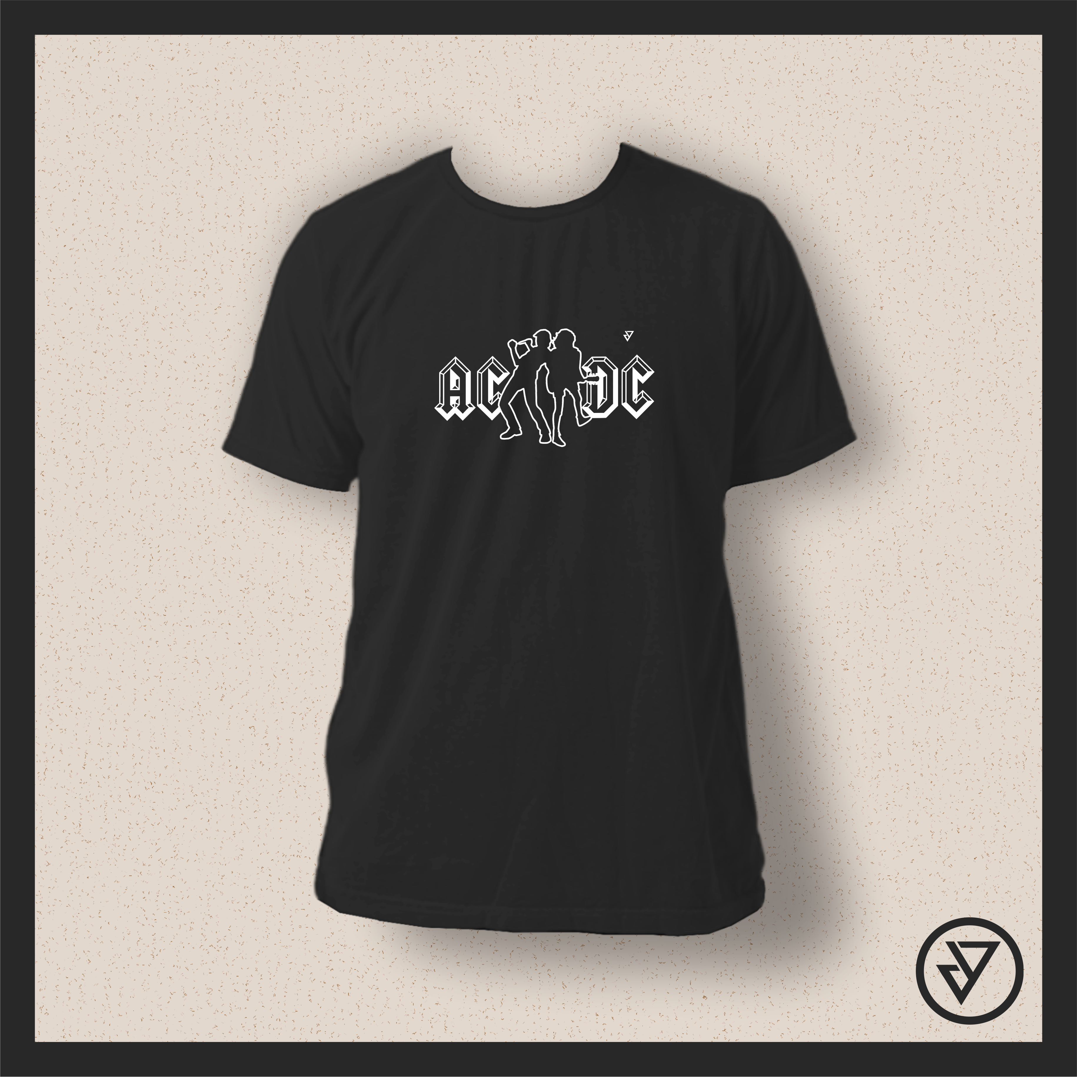 Nome do produto: Camisa AC/DC - Preta