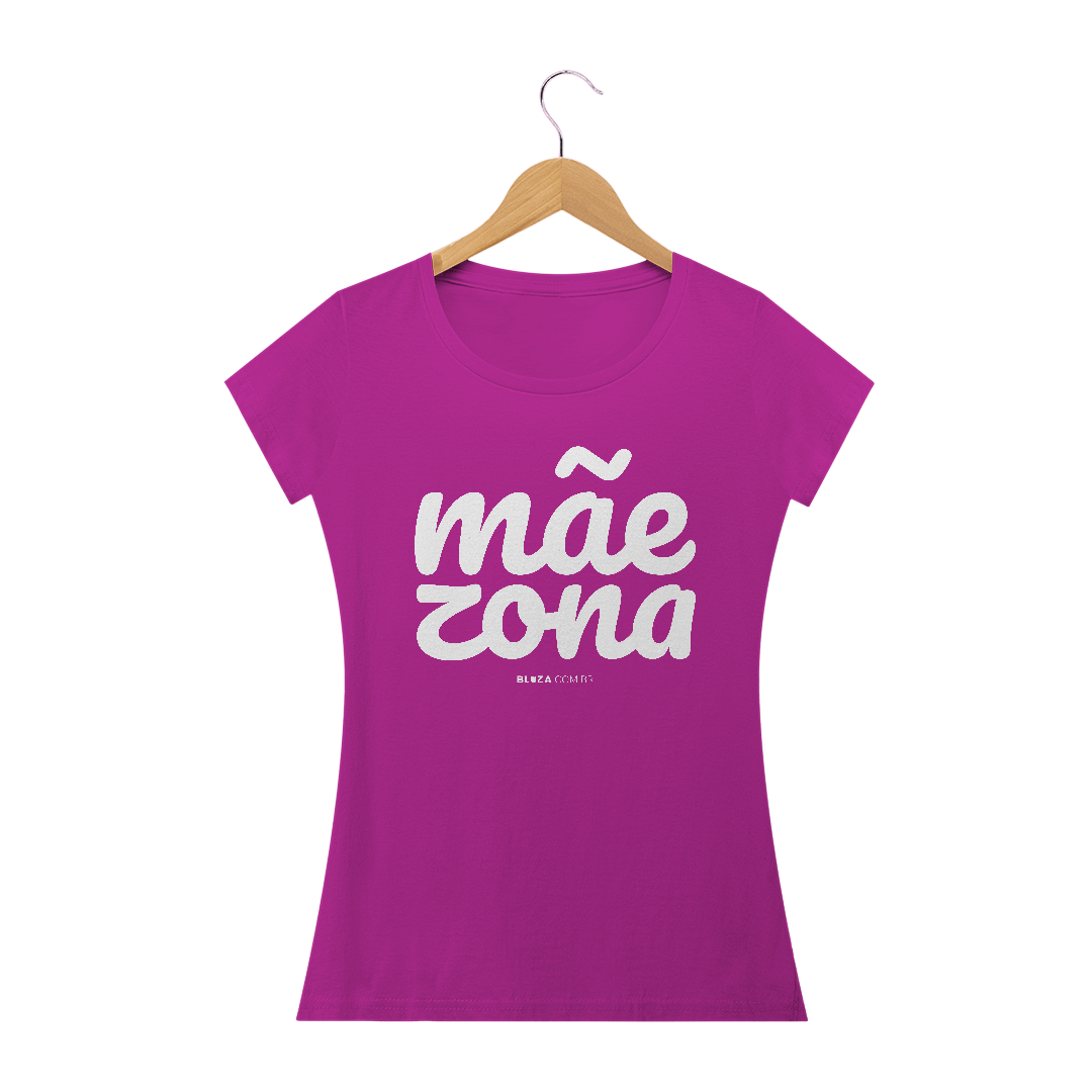 Nome do produto: Mãezona, Camiseta Feminina, Bluza.com.br
