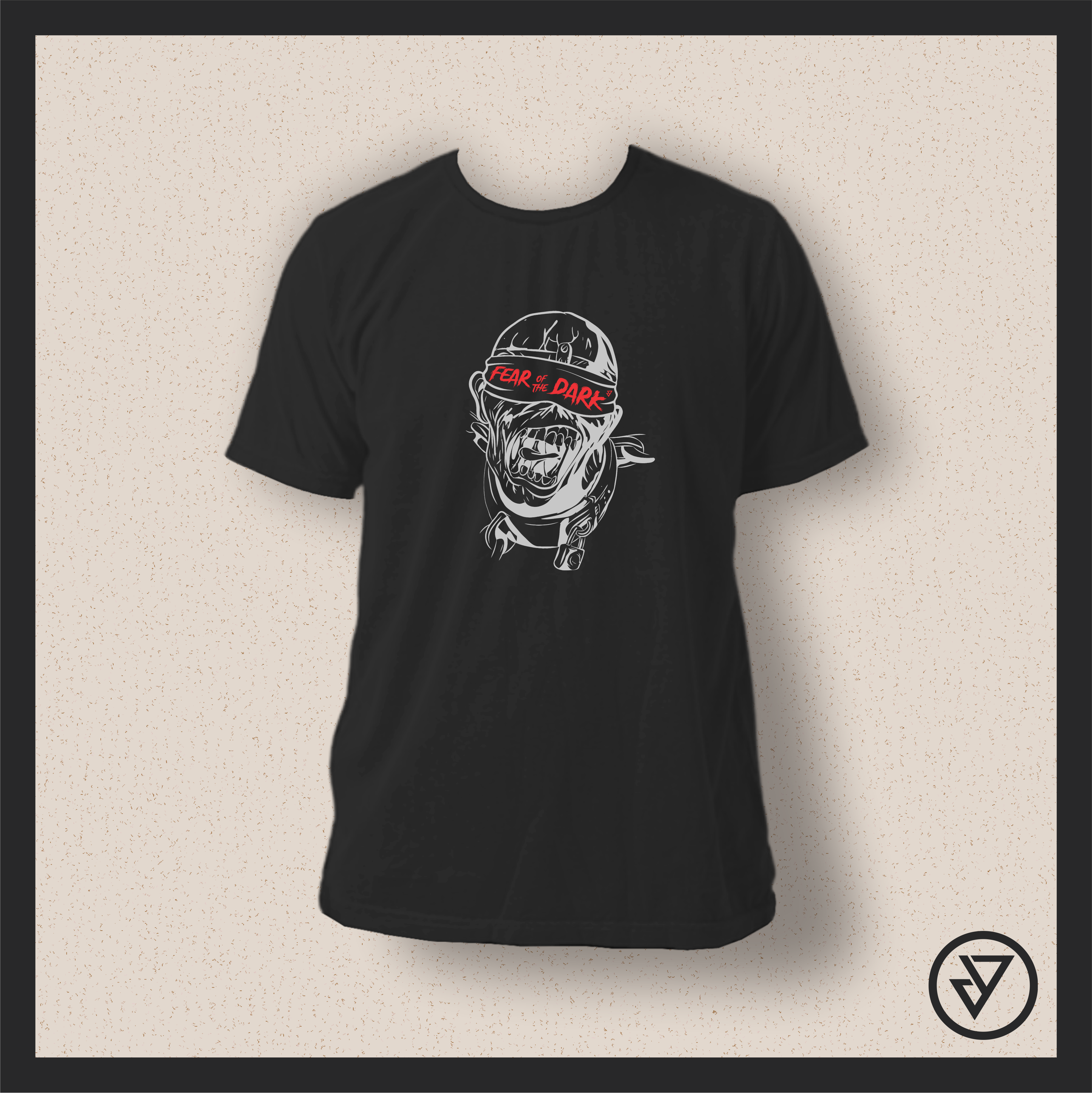 Nome do produto: Camisa Iron Maiden (Fear Of The Dark) - Preta