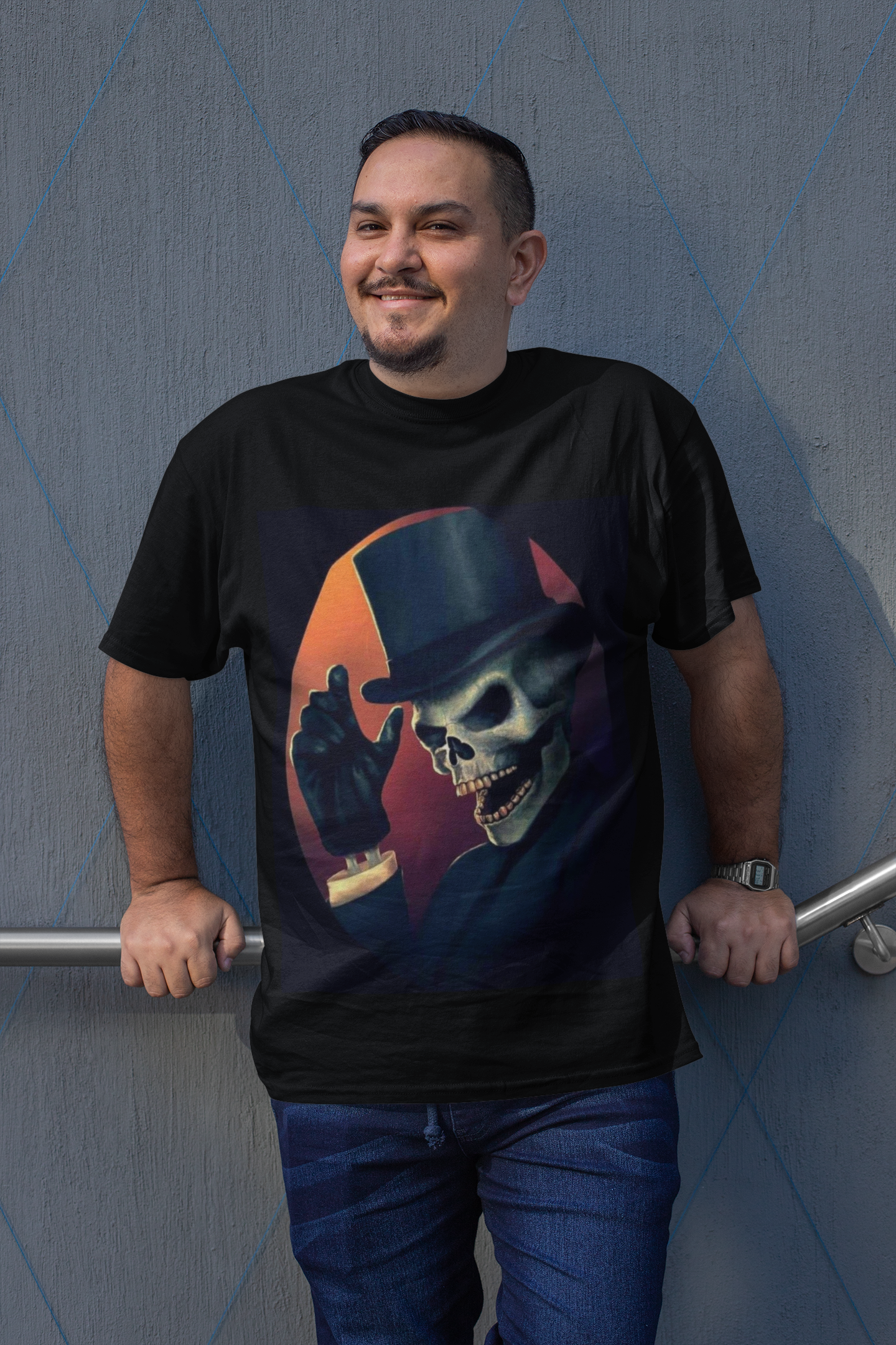 Nome do produto: Camiseta Exú Tatá Caveira (Modelo Plus Size)