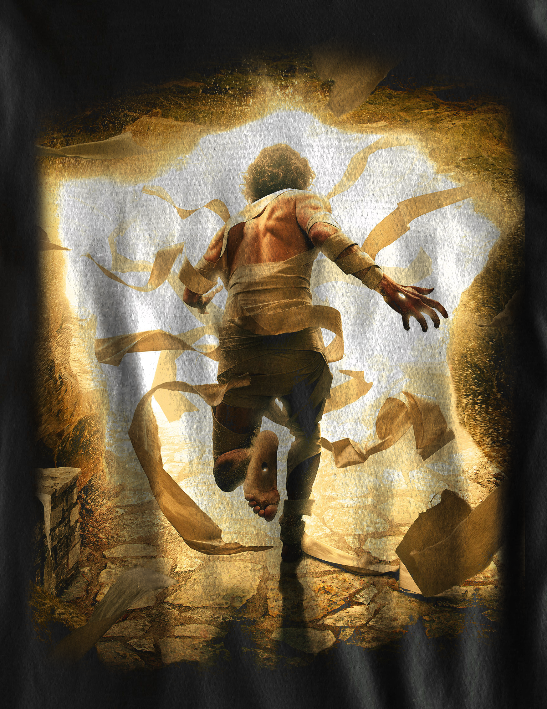 Nome do produto: Camiseta - A Ressureição de Cristo - (unissex)