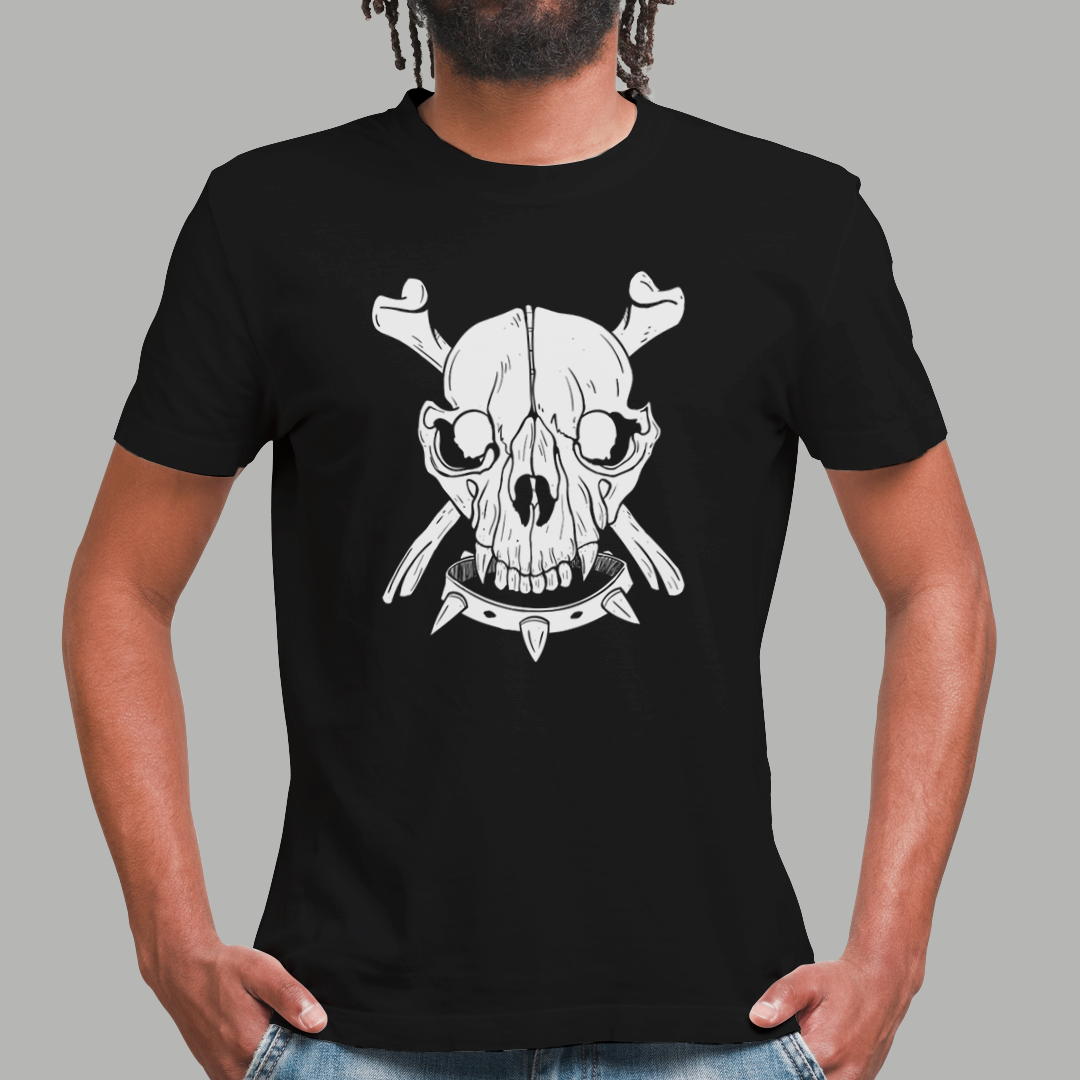 Nome do produto: Camiseta Caveira Pit Bull
