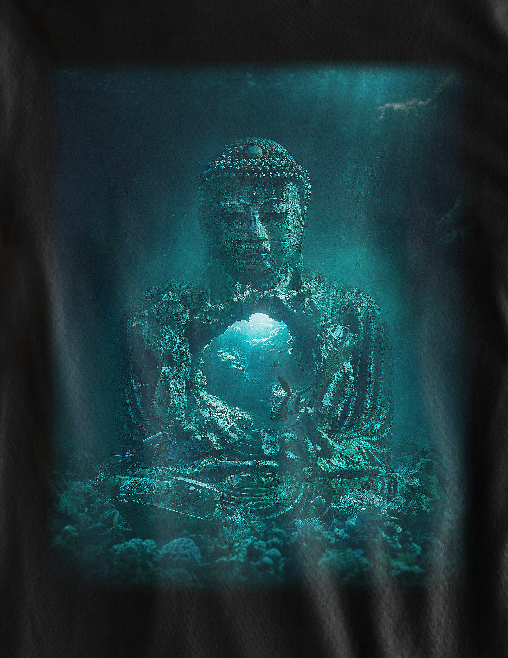 Nome do produto: Camiseta O Templo Budista Submarino - (unissex)