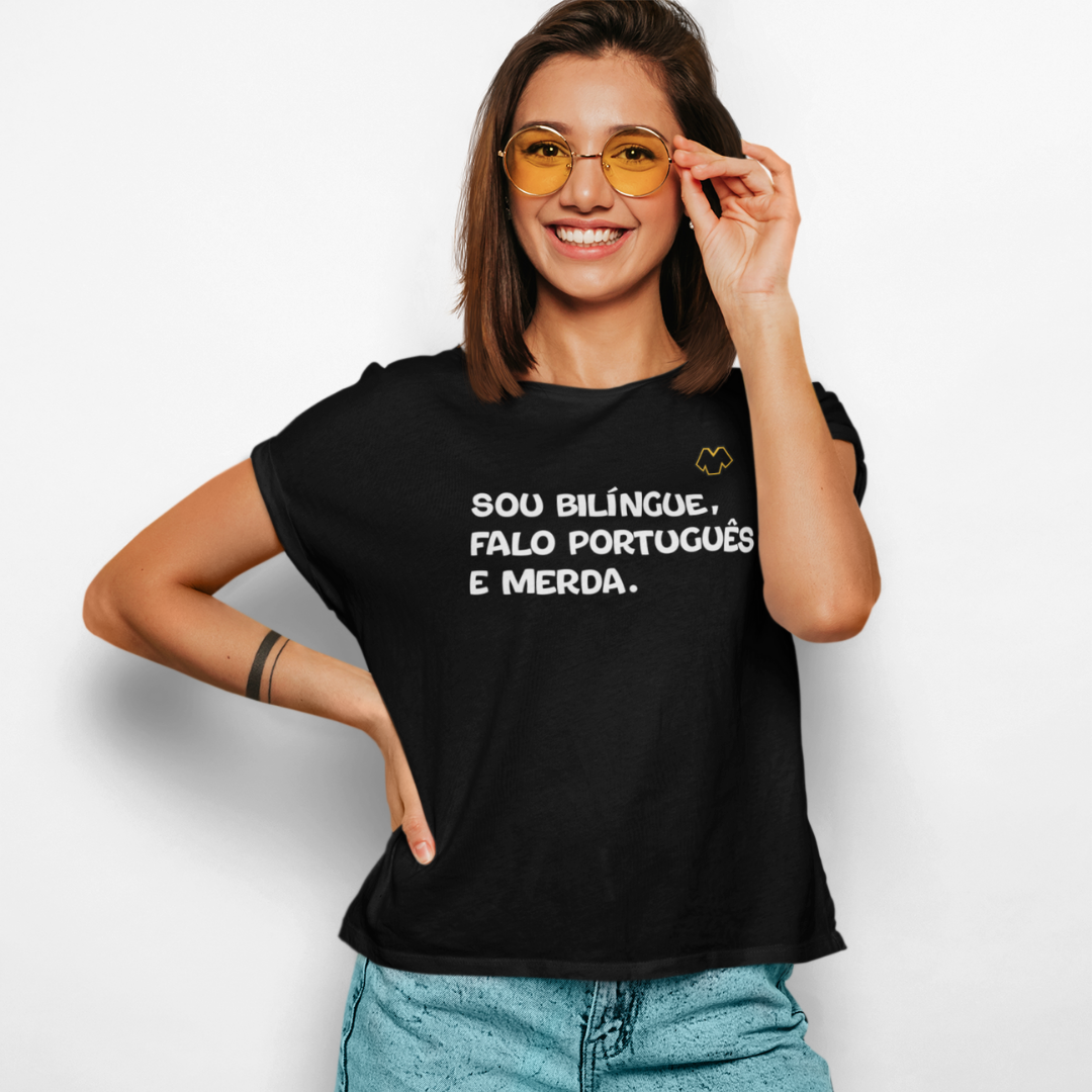 Nome do produto: BABY LONG PRETA - BILÍNGUE