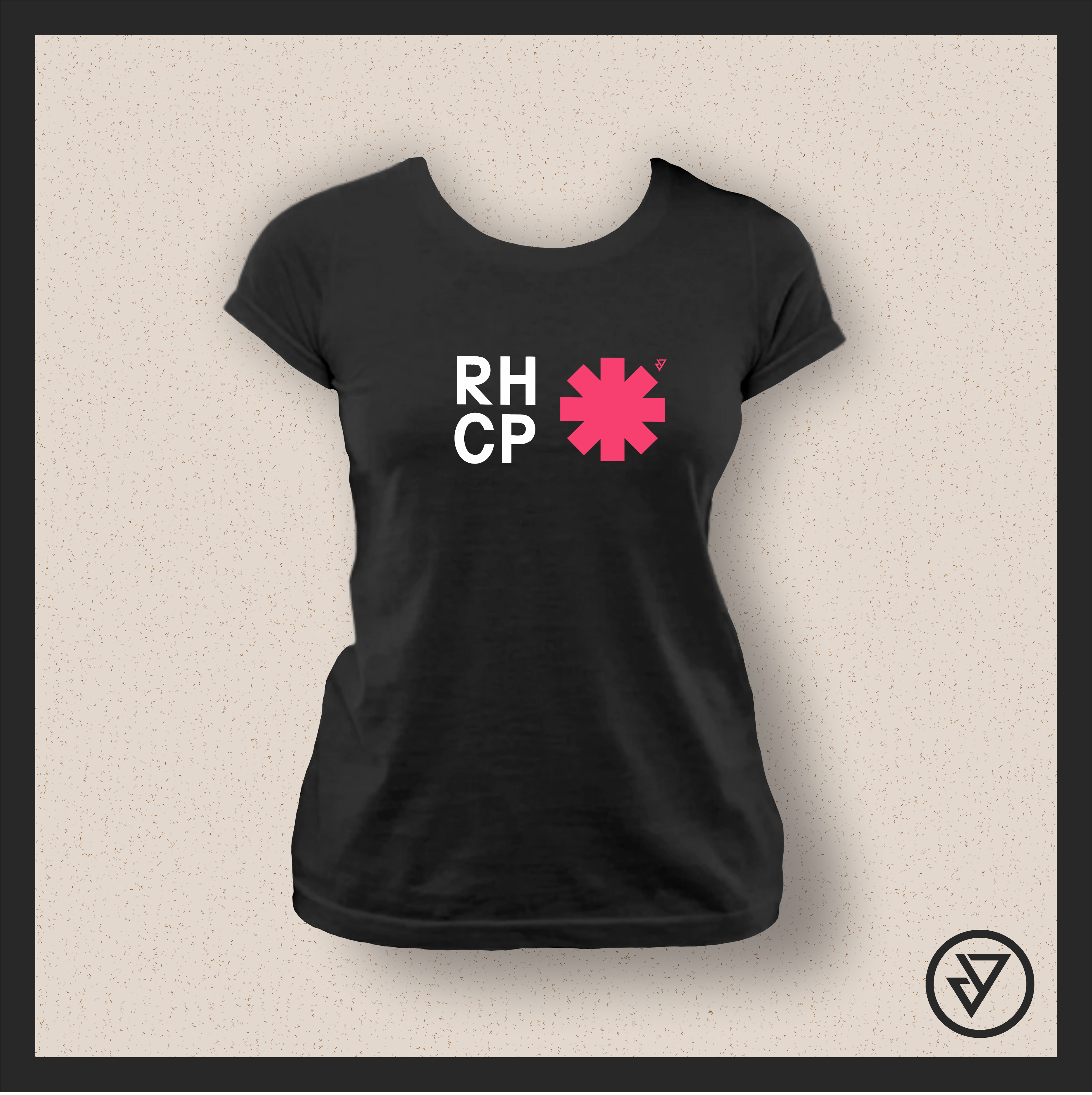 Nome do produto: Camisa Feminina Red Hot Chili Peppers - Preta