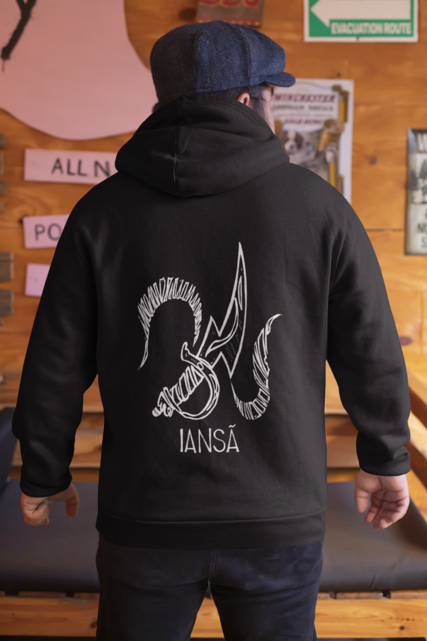 Nome do produto: Moletom de Zíper Unisex Orixá Iansã