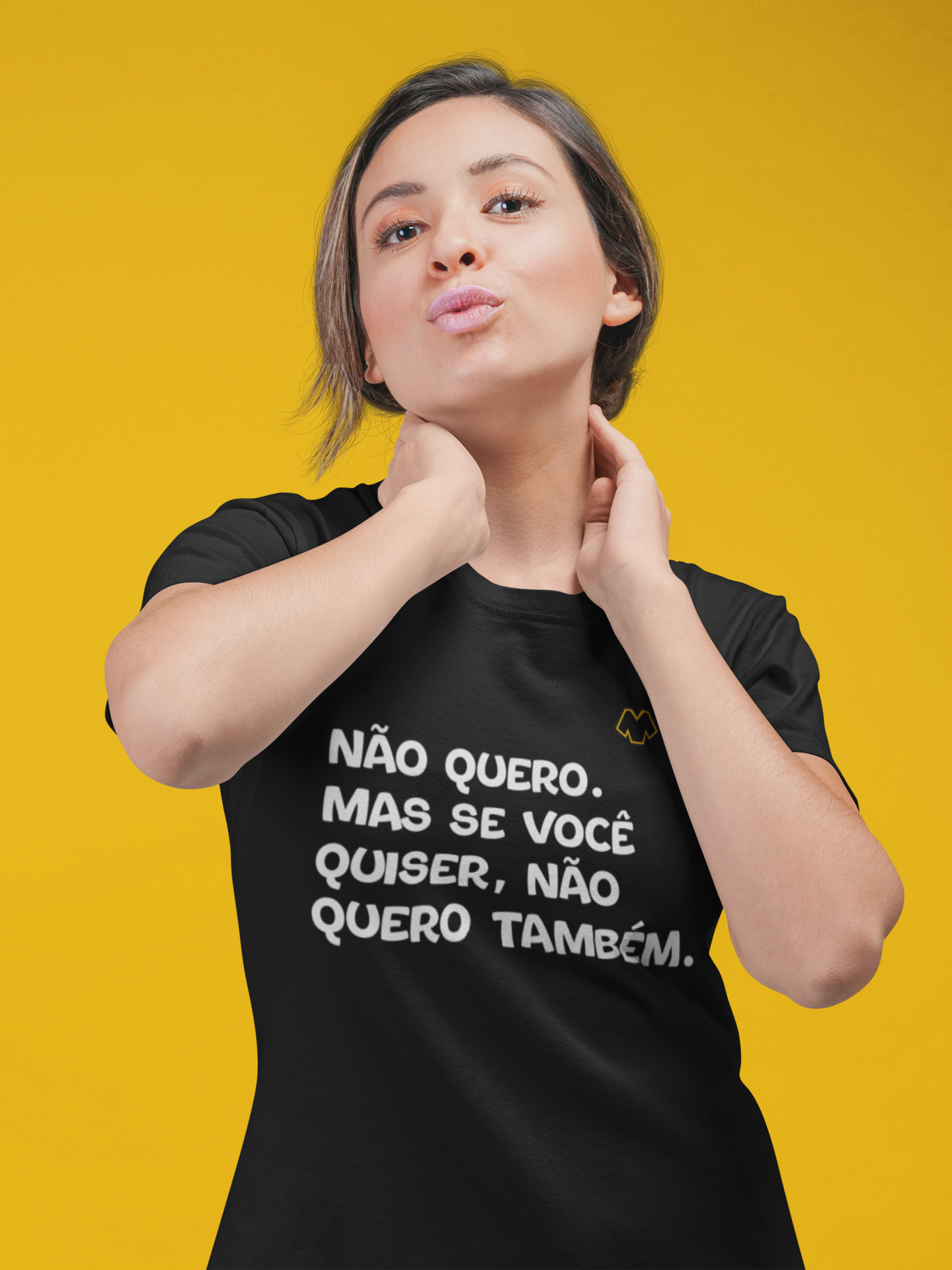 Nome do produto: BABY LONG PRETA - NÃO QUERO...