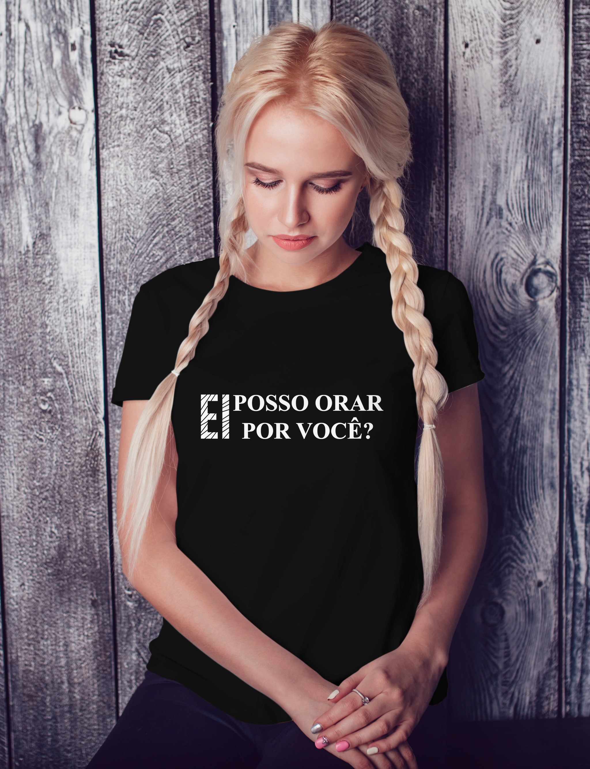 Nome do produto: Posso orar por voce? Feminina