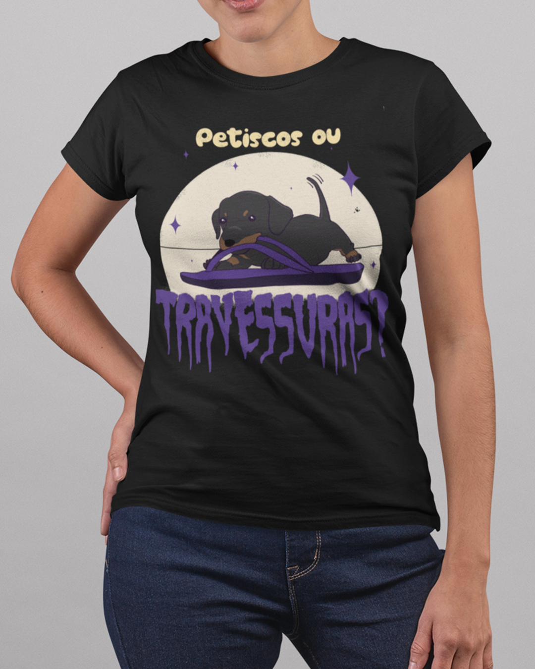 Nome do produto: Baby look Travessuras