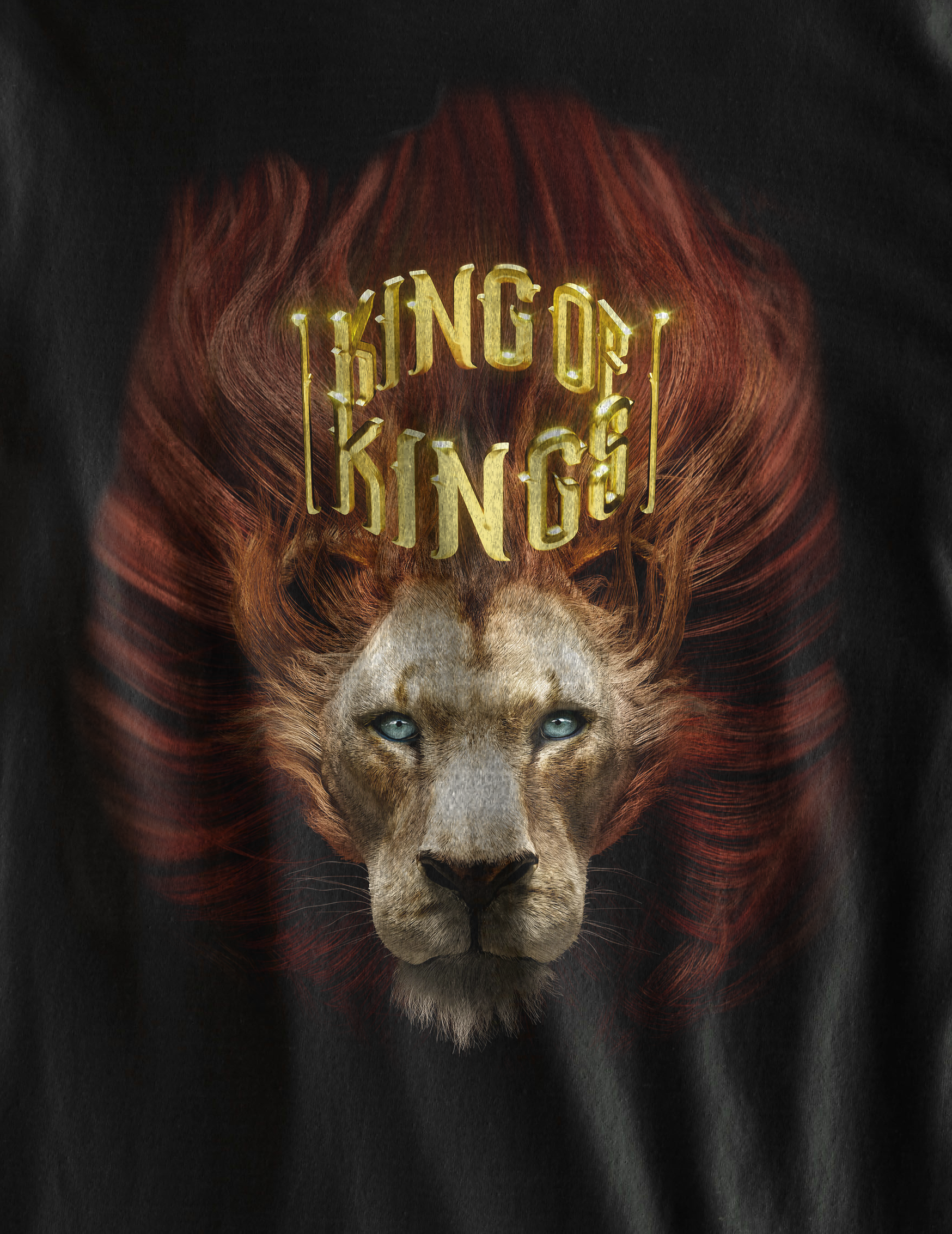 Nome do produto: Camiseta Leão de Judá - Rei dos Reis - (unissex)