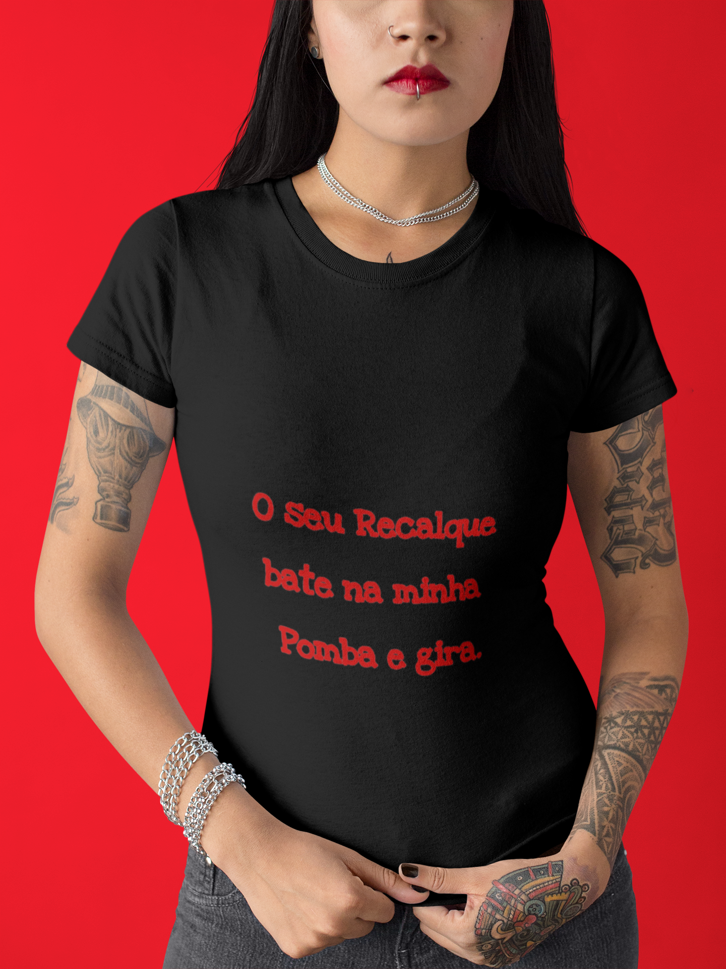 Nome do produto: Baby Look c/ Frases