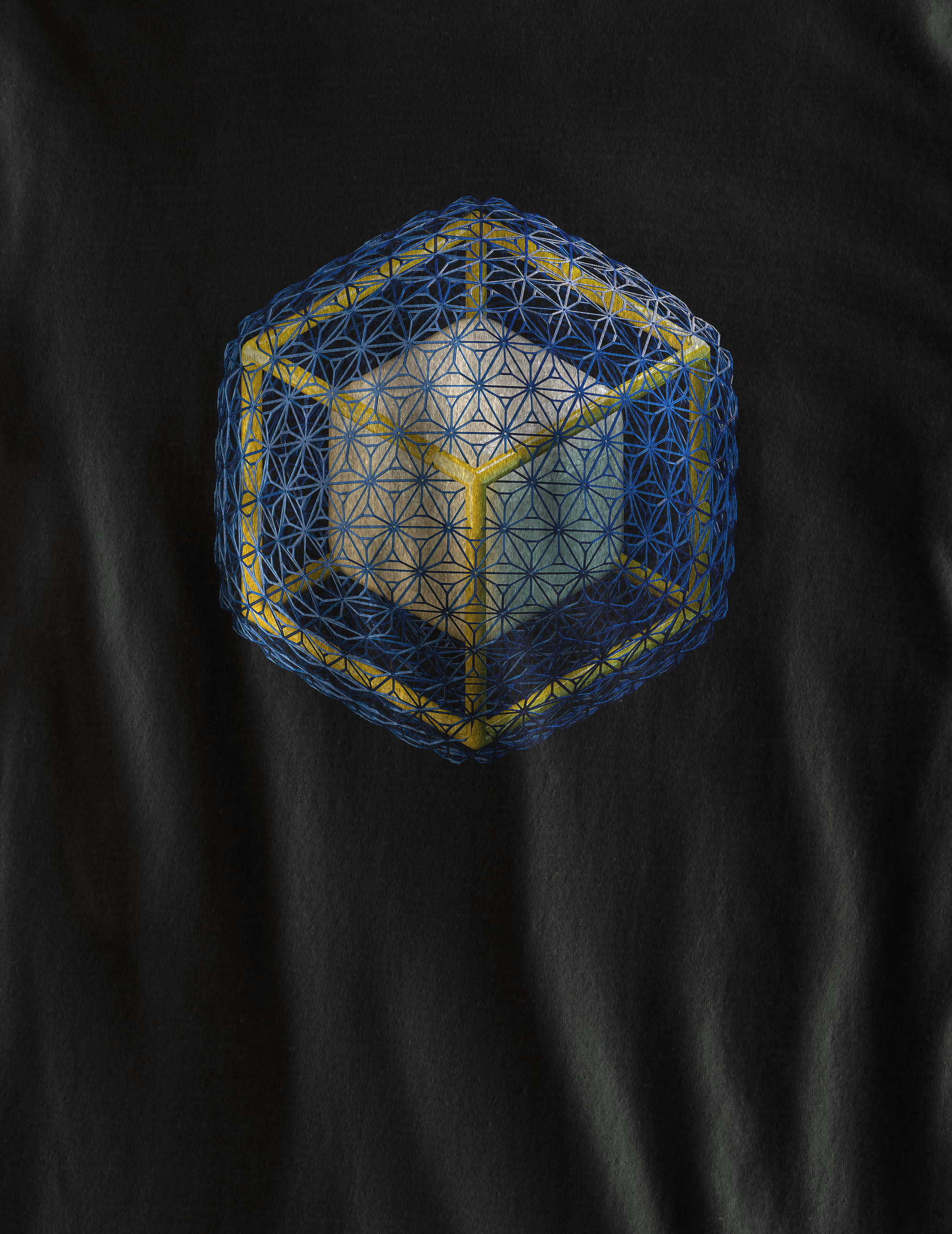 Nome do produto: Camiseta o Cubo Sagrado - (unissex)