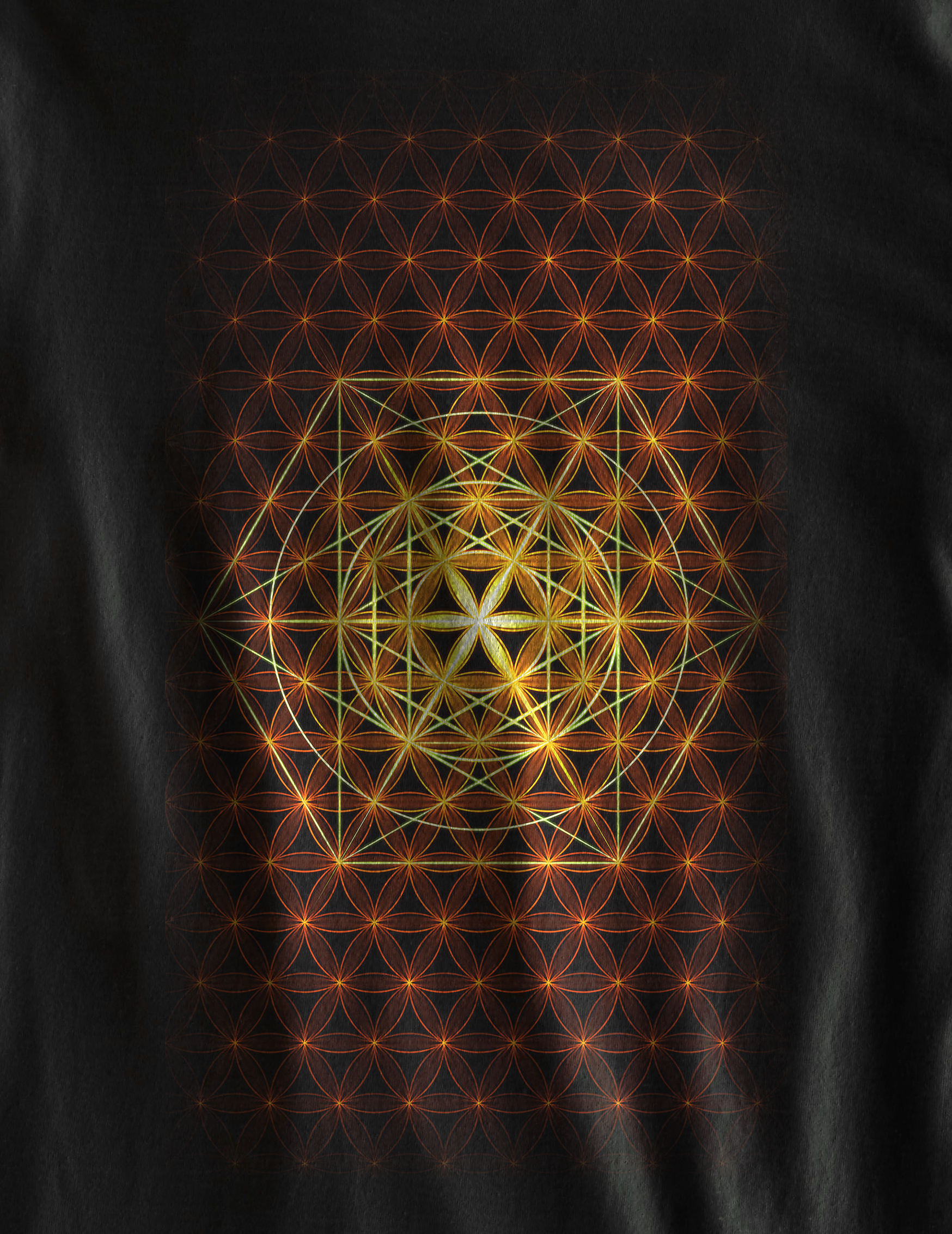 Nome do produto: Camiseta a Semente da Vida - (unissex)