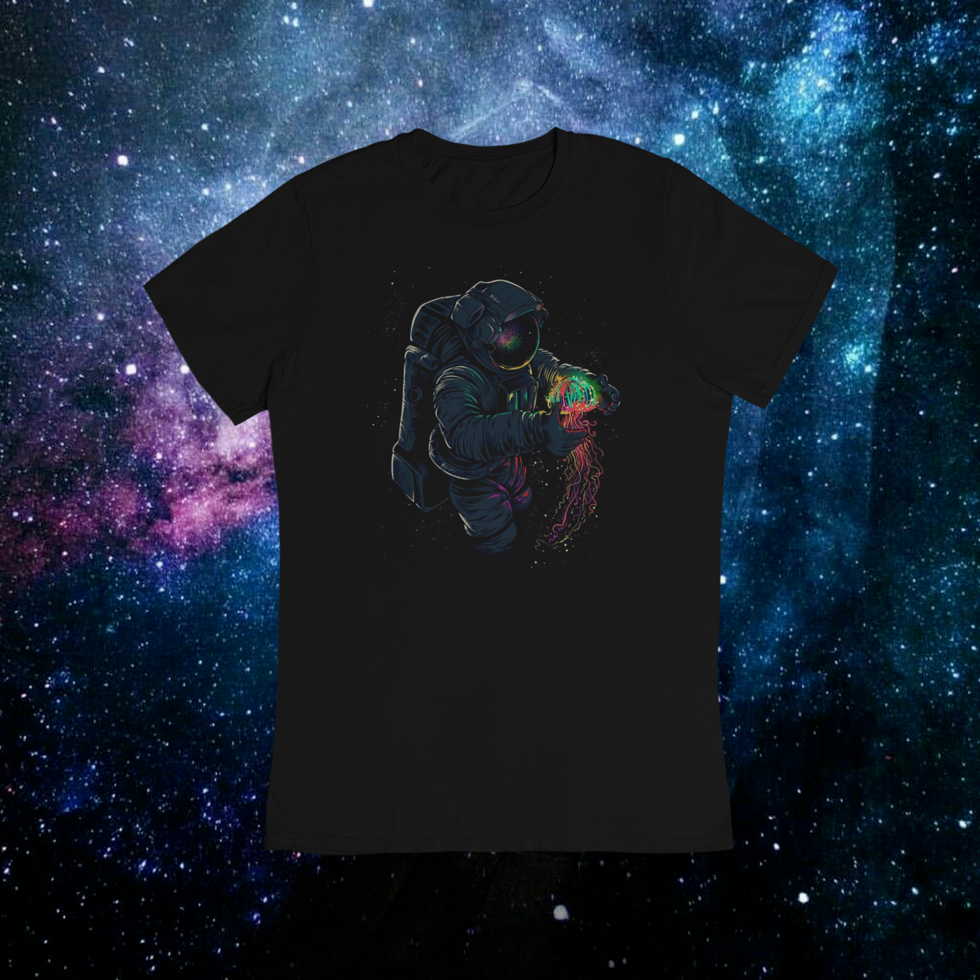 Nome do produto: Camiseta O Astronauta e vida no Universo - (unissex)