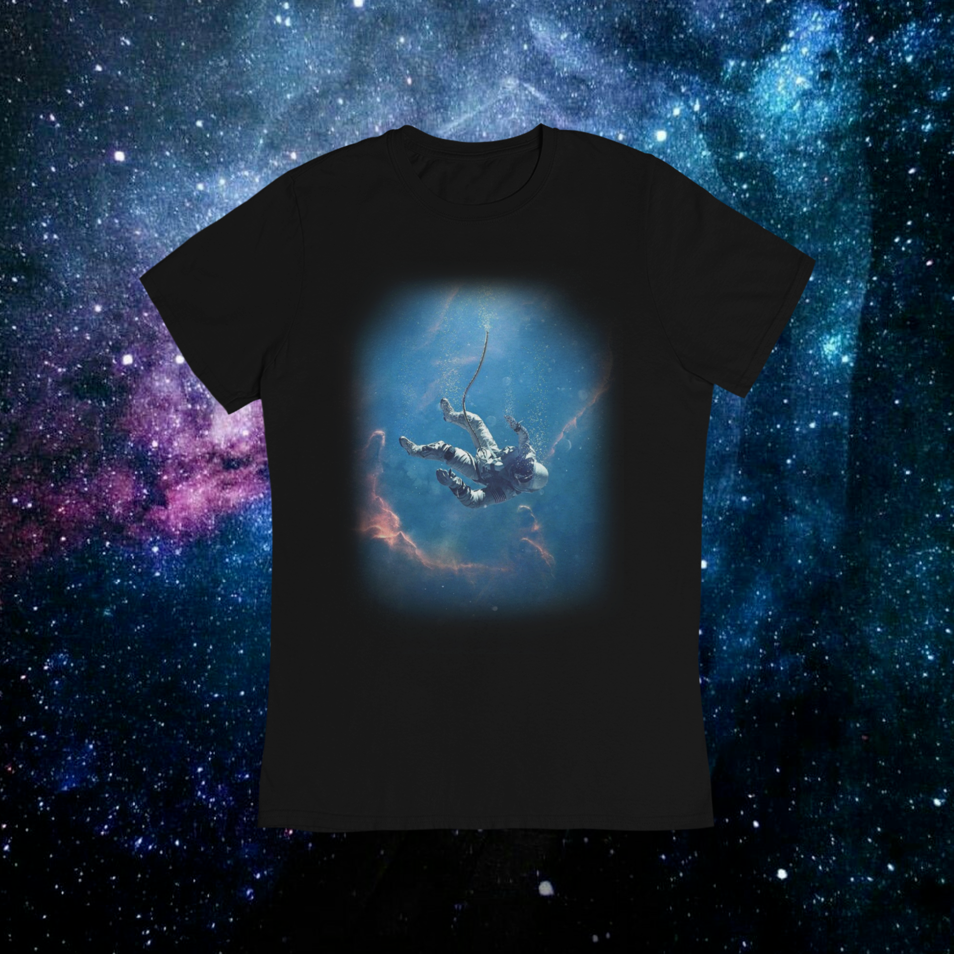 Nome do produto: Camiseta Astronauta na vastidão do Universo