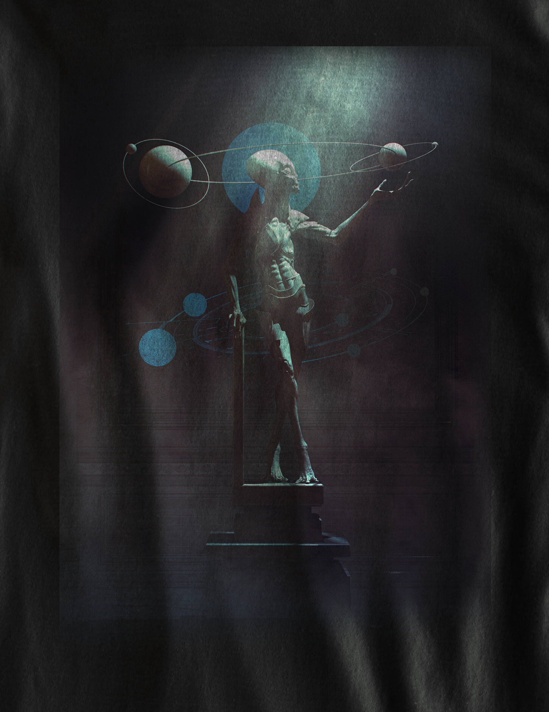 Nome do produto: Camiseta Alien e os Planetas