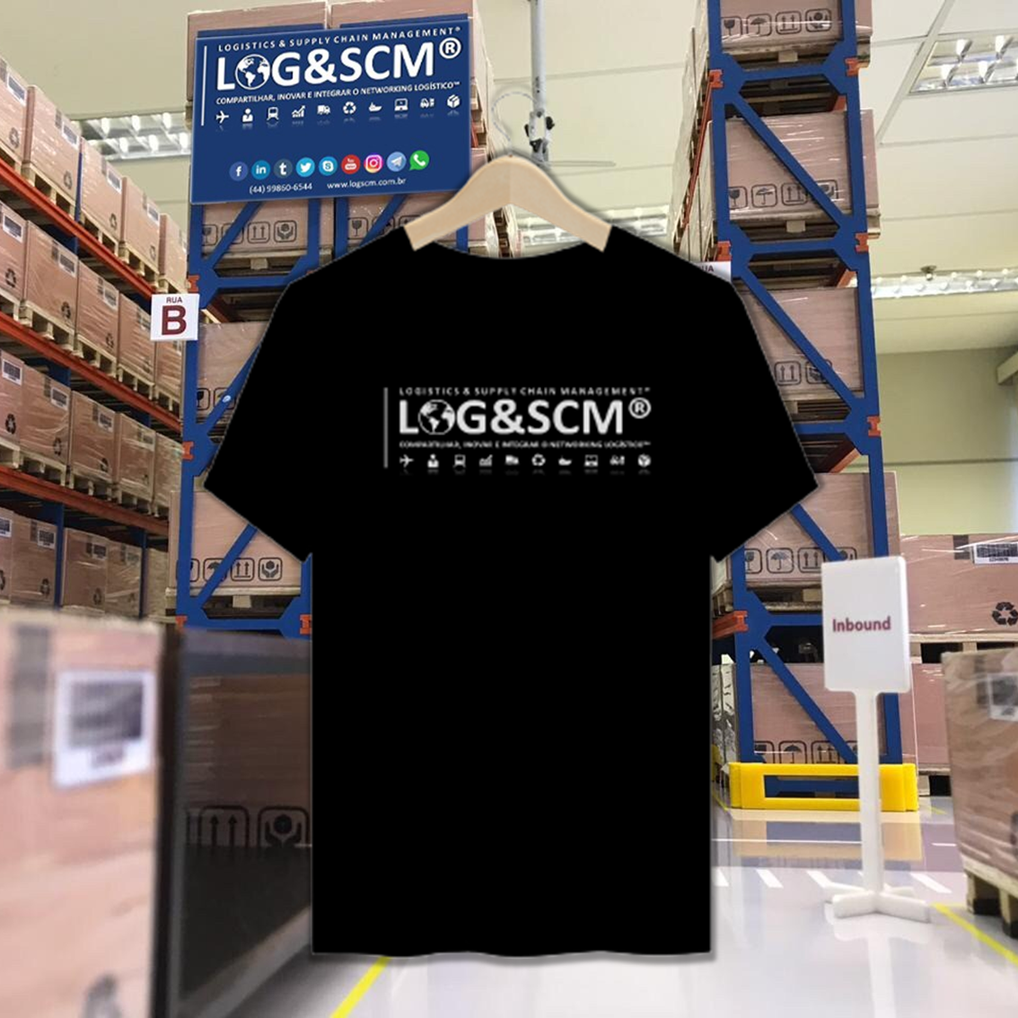 Nome do produto: T Shirty Quality White LOGSCM Masc