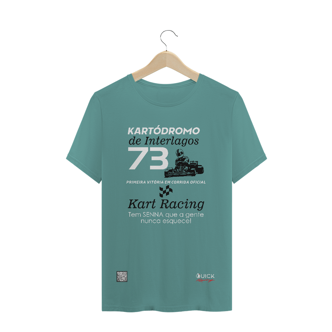 T-Shirt Estonada Quick Rcing | Interlagos 1973 - 1 ª Vitória em corrida oficial.
