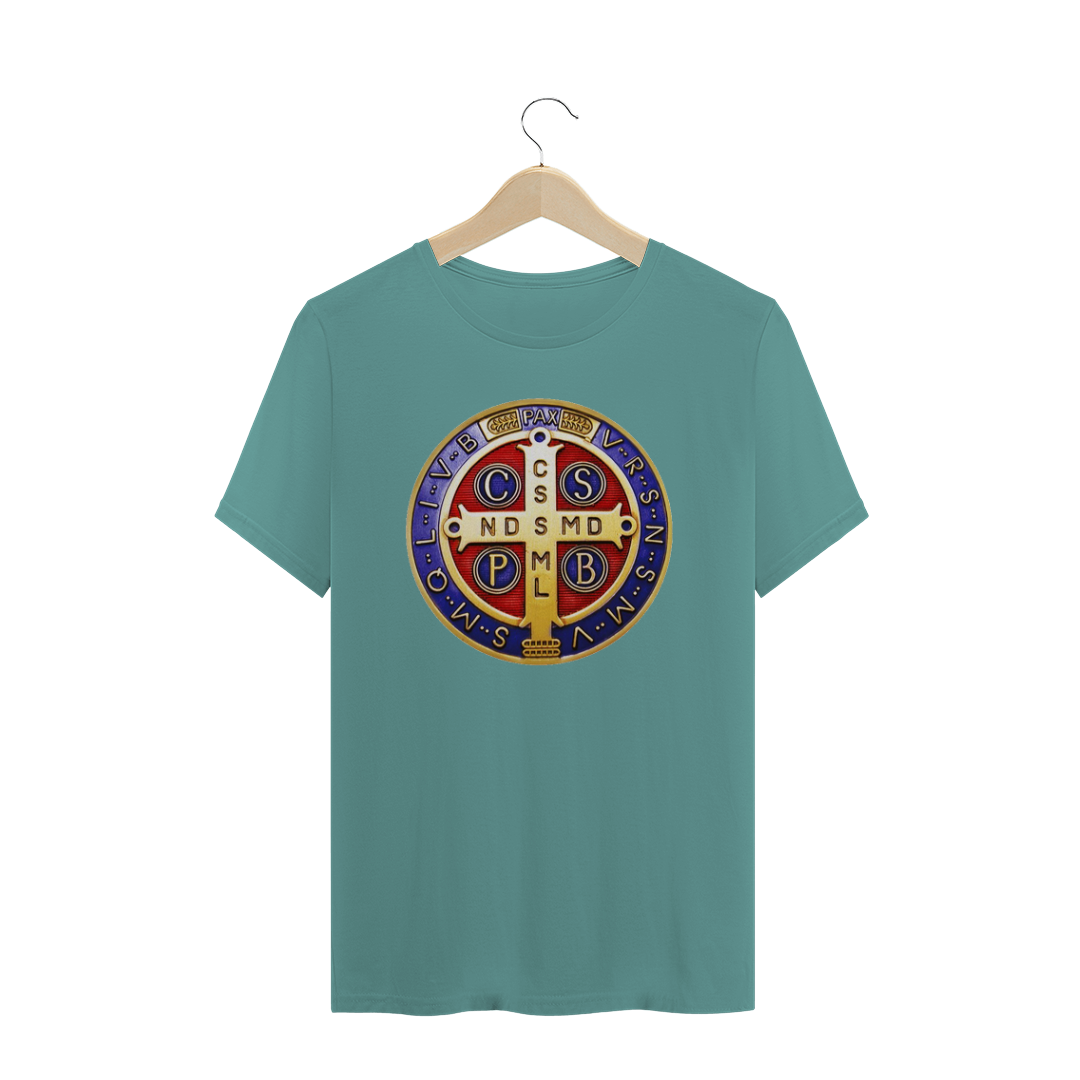 Nome do produto  CAMISETA MASCULINA SÍMBOLOS CATÓLICOS