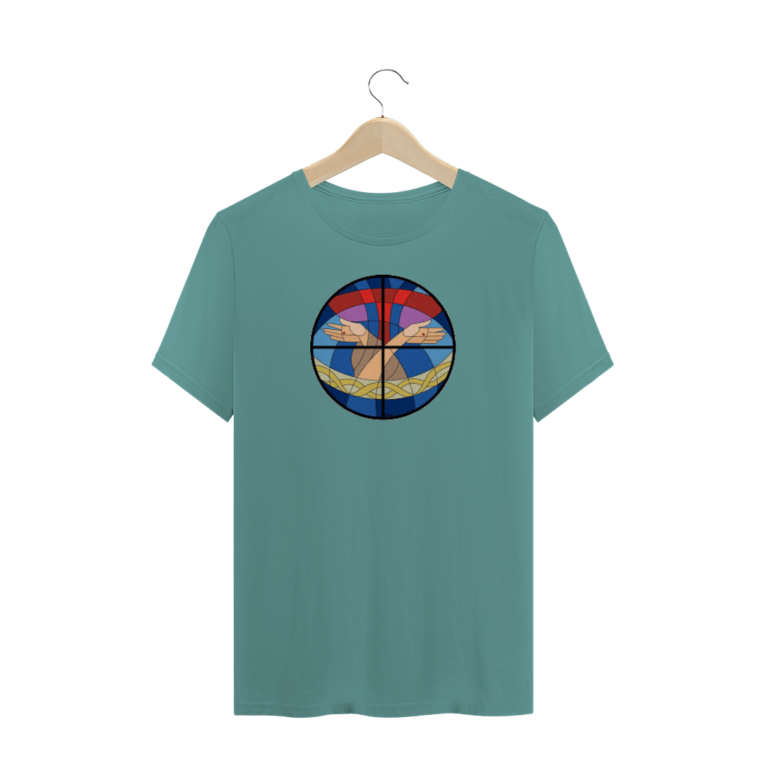 Nome do produto  CAMISETA MASCULINA SÍMBOLOS CATÓLICOS