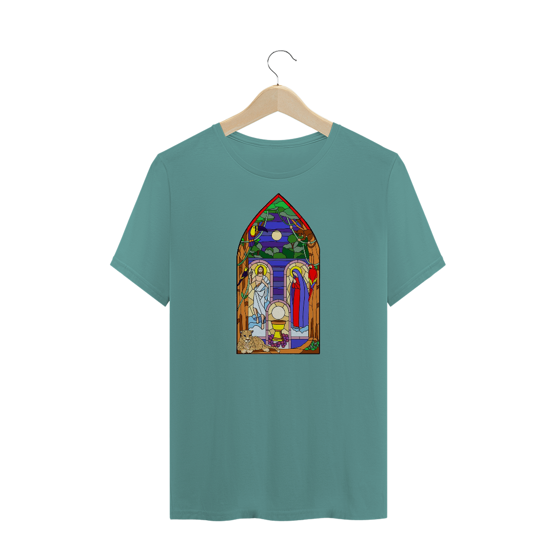 Nome do produto  CAMISETA MASCULINA SÍMBOLOS CATÓLICOS