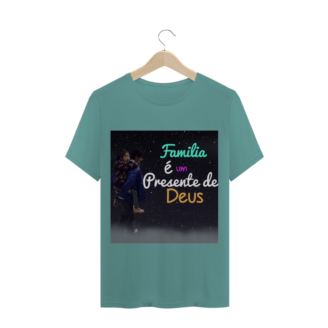 Nome do produto: CAMISA MASCULINA T-SHIRT PRESENTE DE DEUS