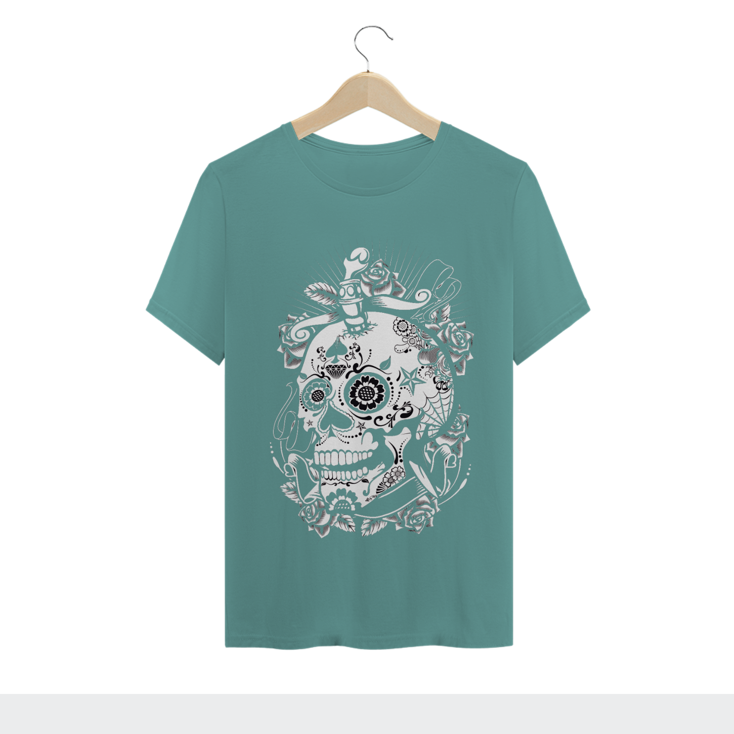 Nome do produto: Camiseta Estonada - Caveira Artistica 