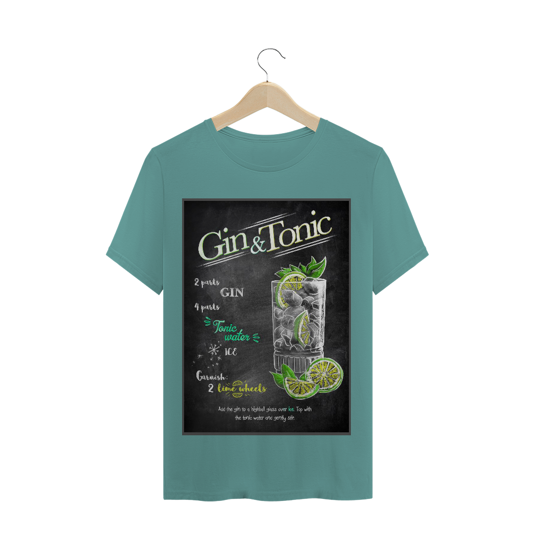 Nome do produto: Camiseta Estonada - Gin & Tonic