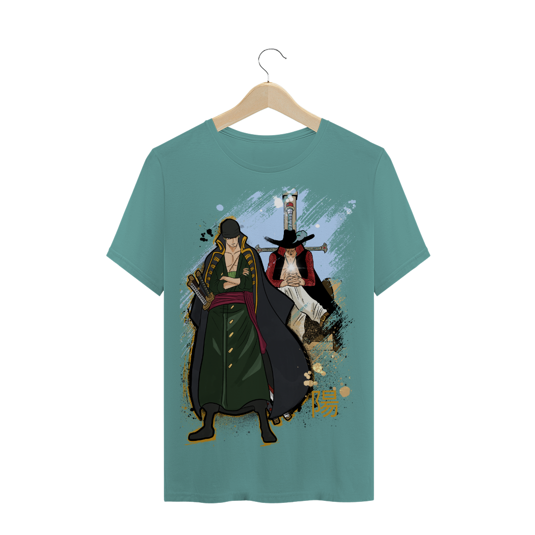 Nome do produto: PaulaYaang - T-SHIRT STONADA - Zoro/Mihawk