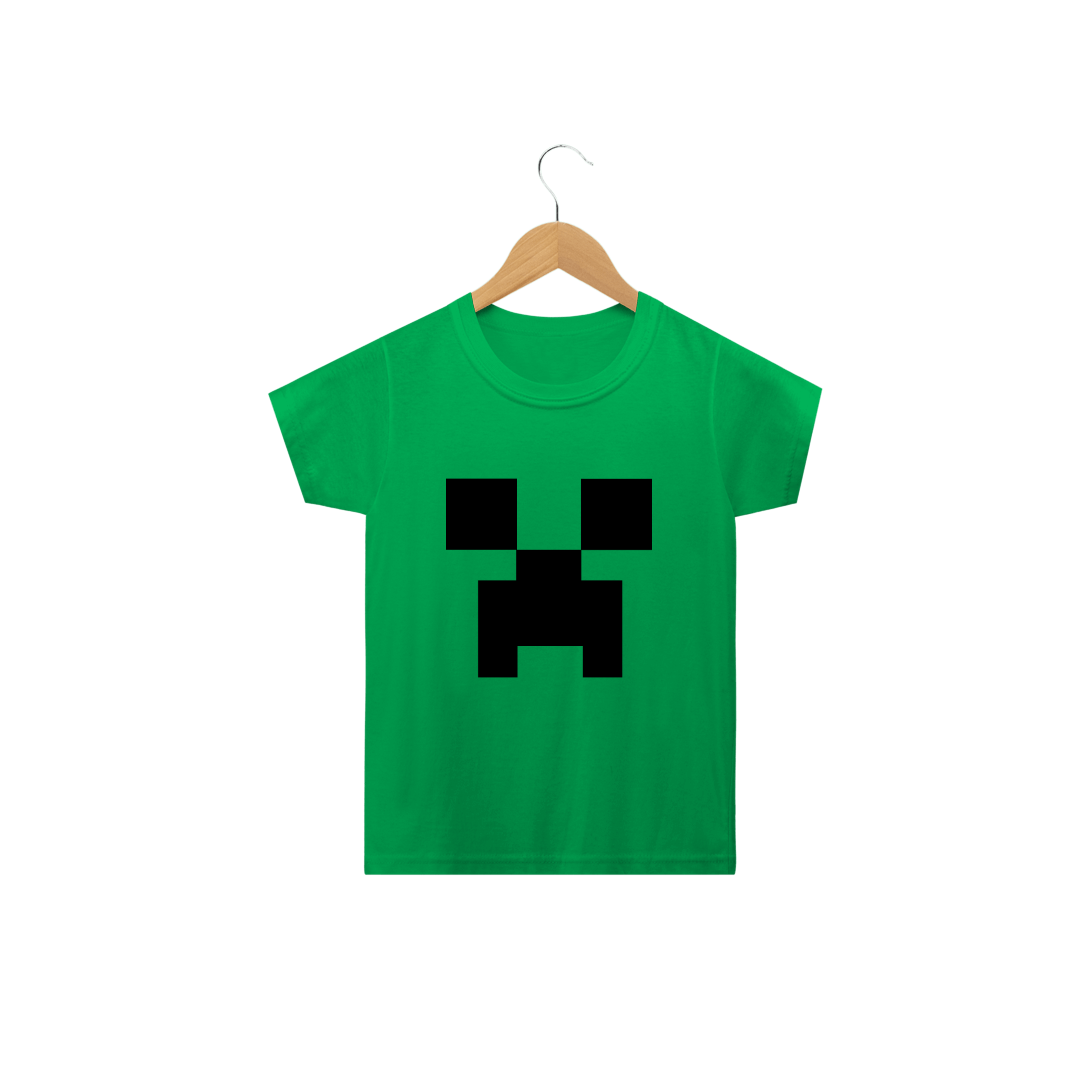 Nome do produto: Blusa infantil Creeper - Minecraft