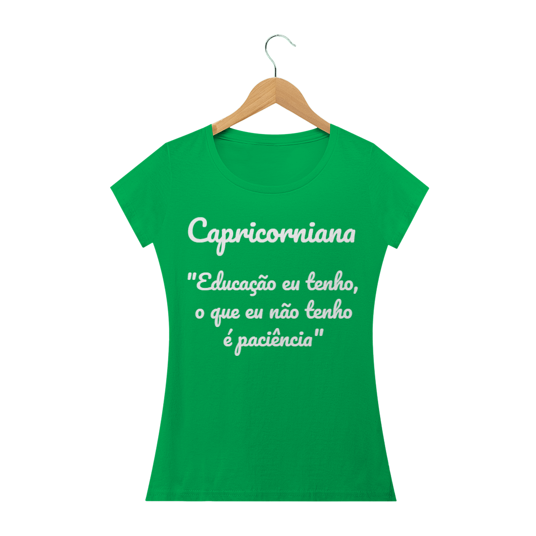 Nome do produto: Camisa Capricorniana