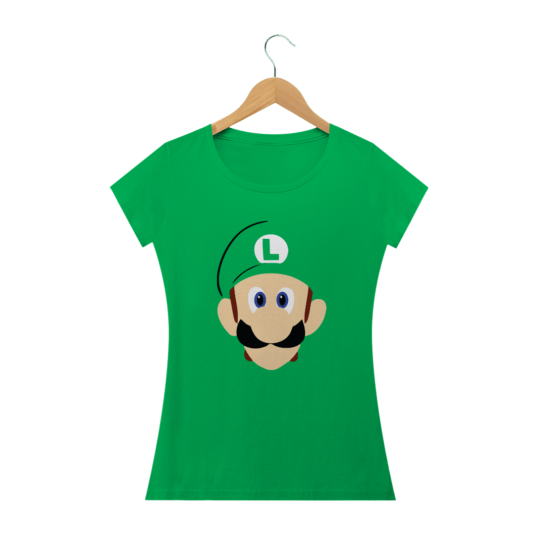 Nome do produto: Luigi Minimalista - Camiseta Babylook
