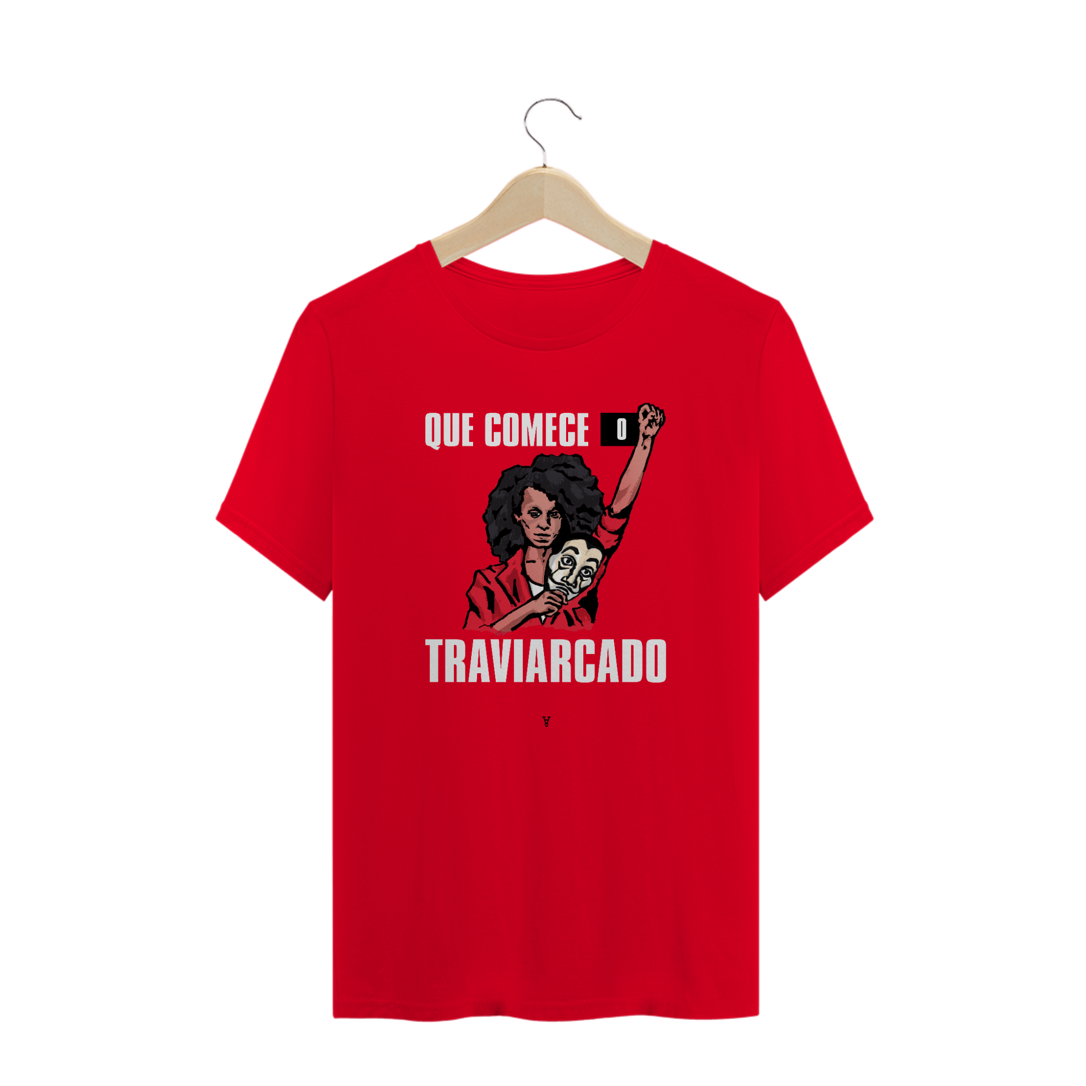 Nome do produto: que comece o traviarcado (camiseta comum vermelha)