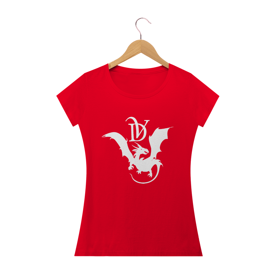 Nome do produto: Dragões Voadores feminino estampa branca -M003