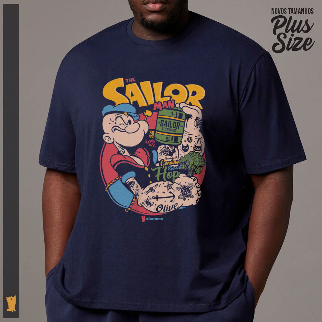SIAMESE PLUS SIZE POPEYE THE SAILOR MAN
