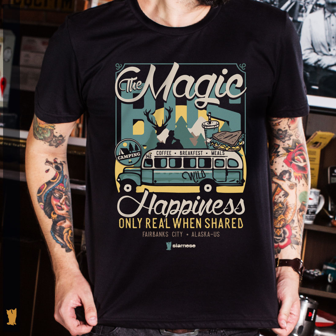 SIAMESE NA NATUREZA SELVAGEM - MAGIC BUS