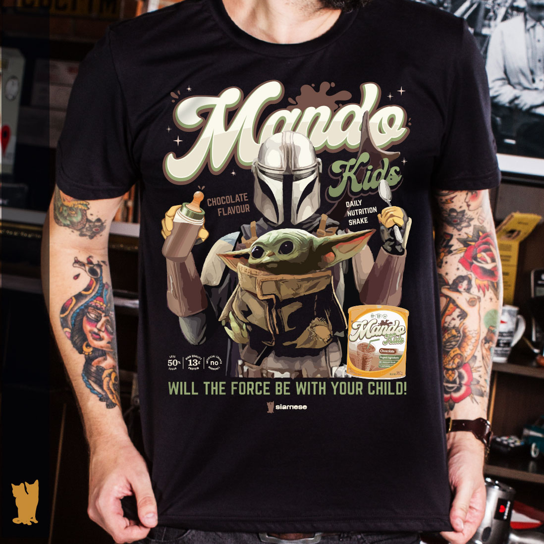 SIAMESE MANDO KIDS BABY YODA