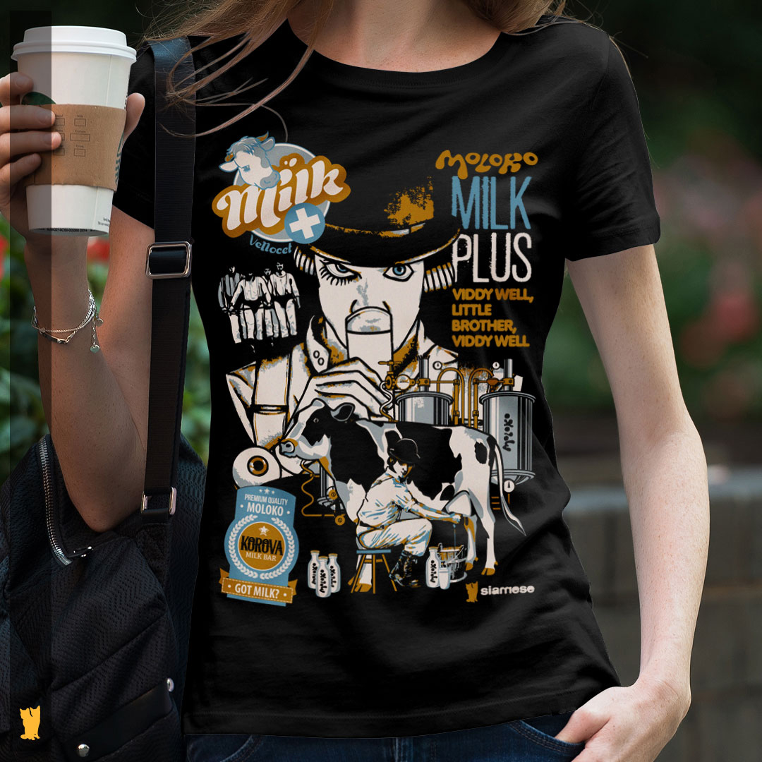 SIAMESE FEMININA LARANJA MECÂNICA MOLOKO - PRETA