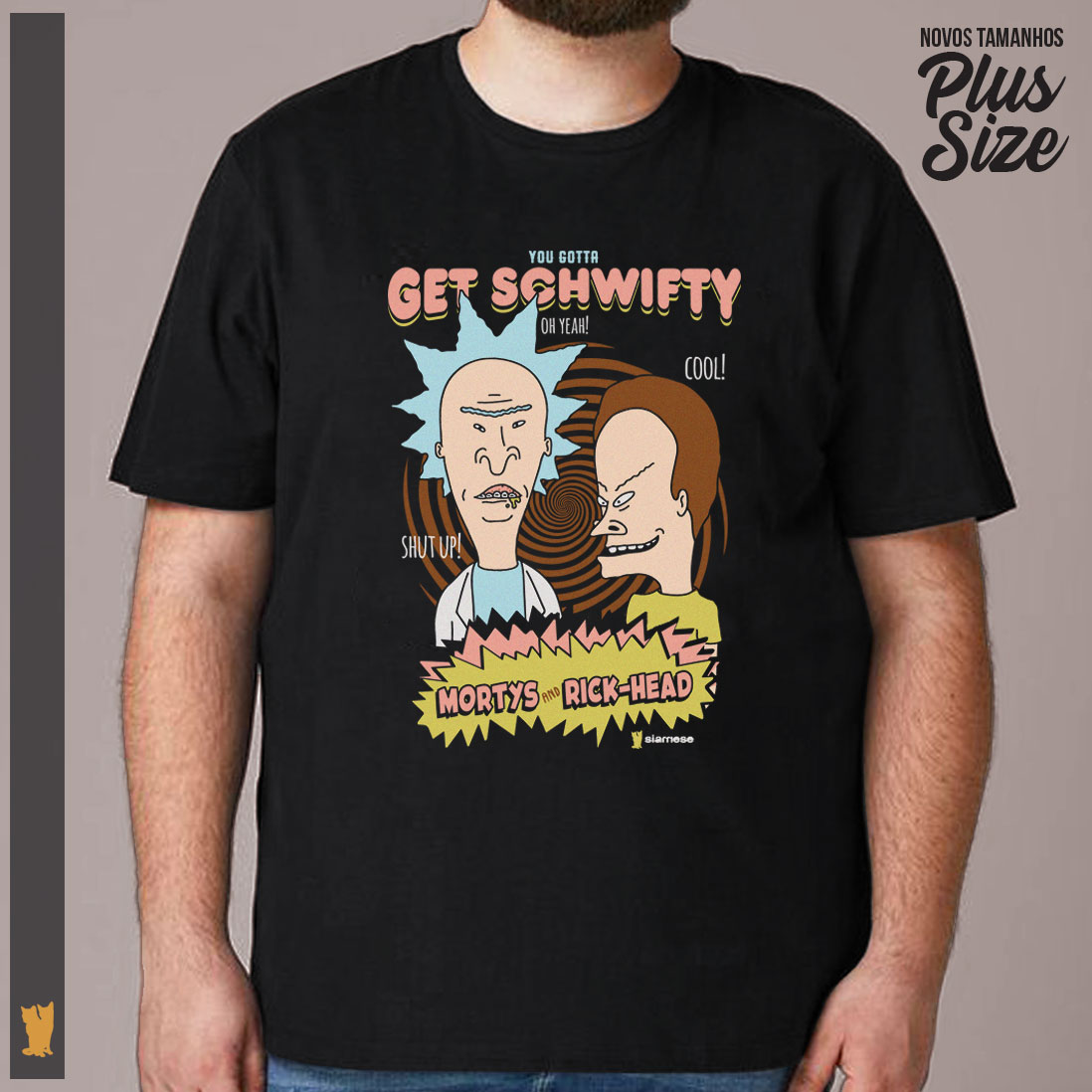 SIAMESE PLUS SIZE MORTYS AND RICK-HEAD