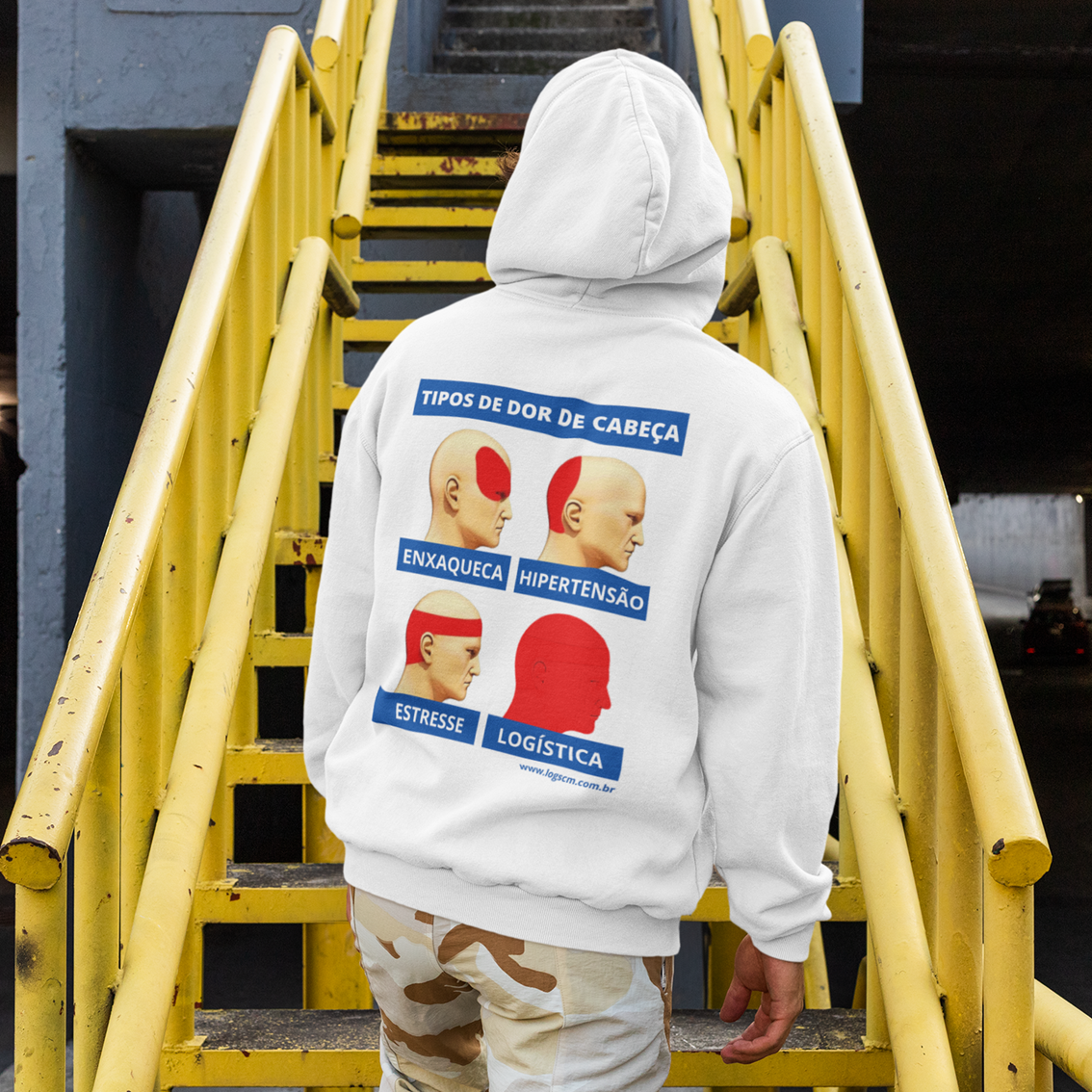 Nome do produto: Moletom Com Zipper Unissex LOGSCM