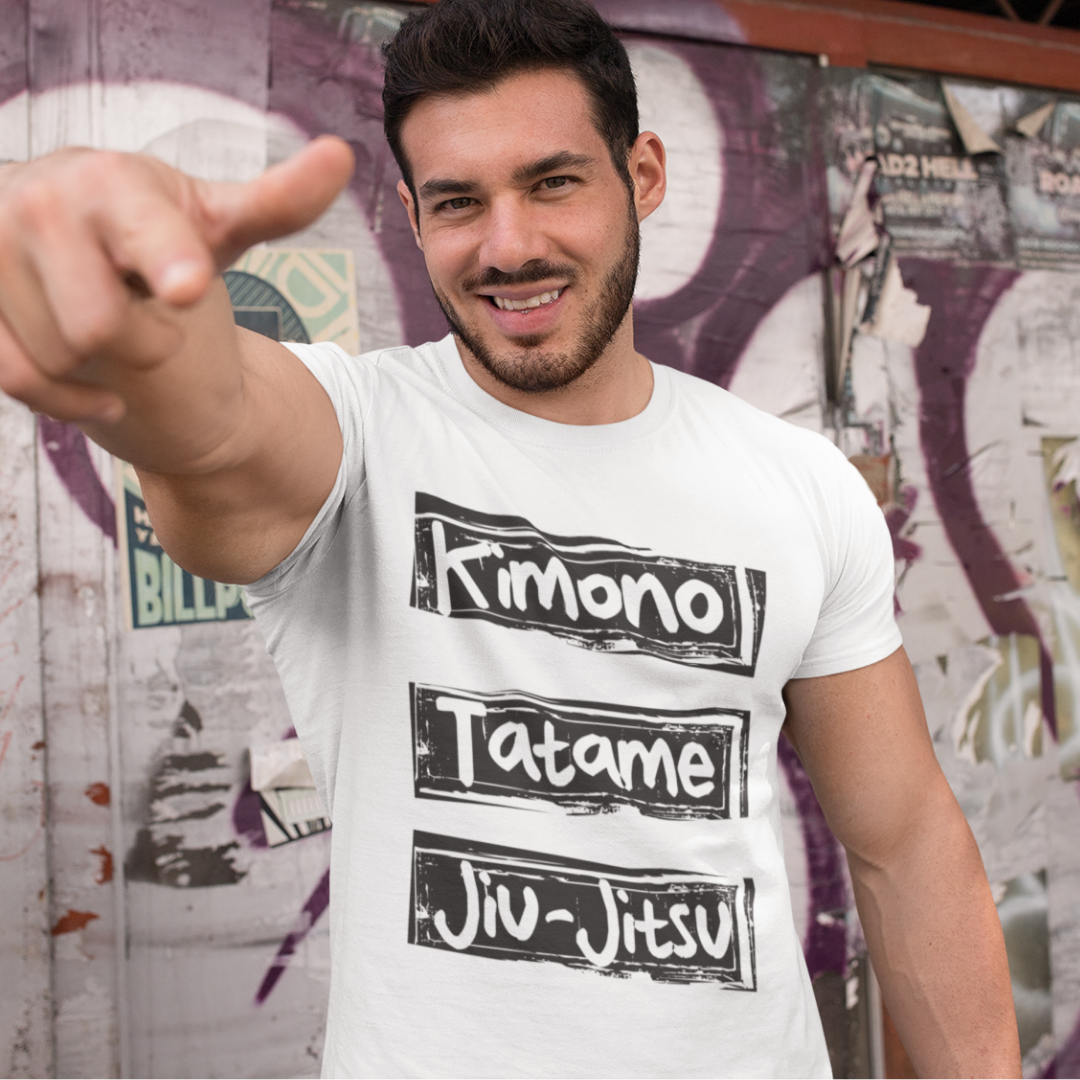 Nome do produto: Camiseta Jiu-jitsu Tatame Kimono 