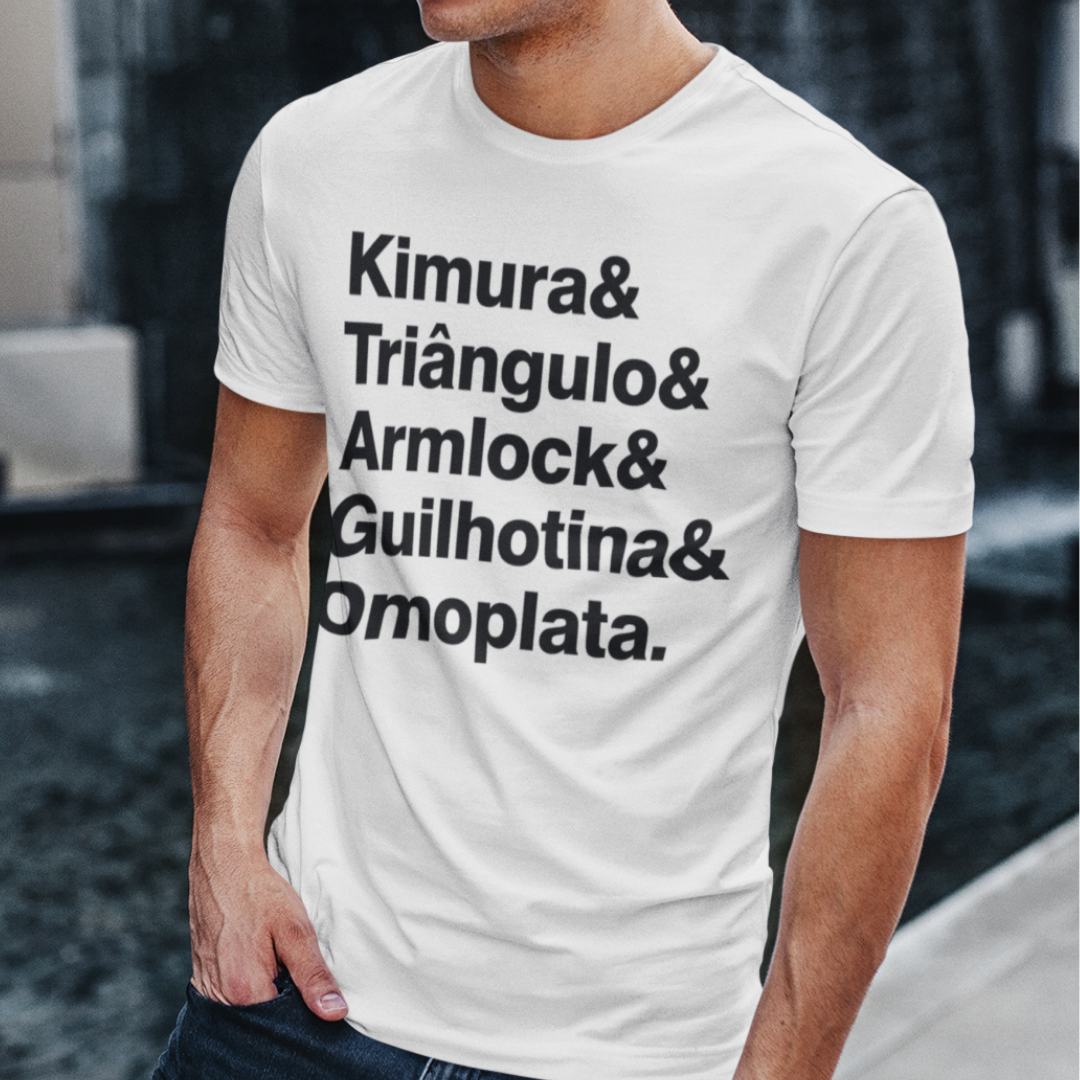 Nome do produto: Camiseta Jiu-jitsu Kimura Triangulo Armlock